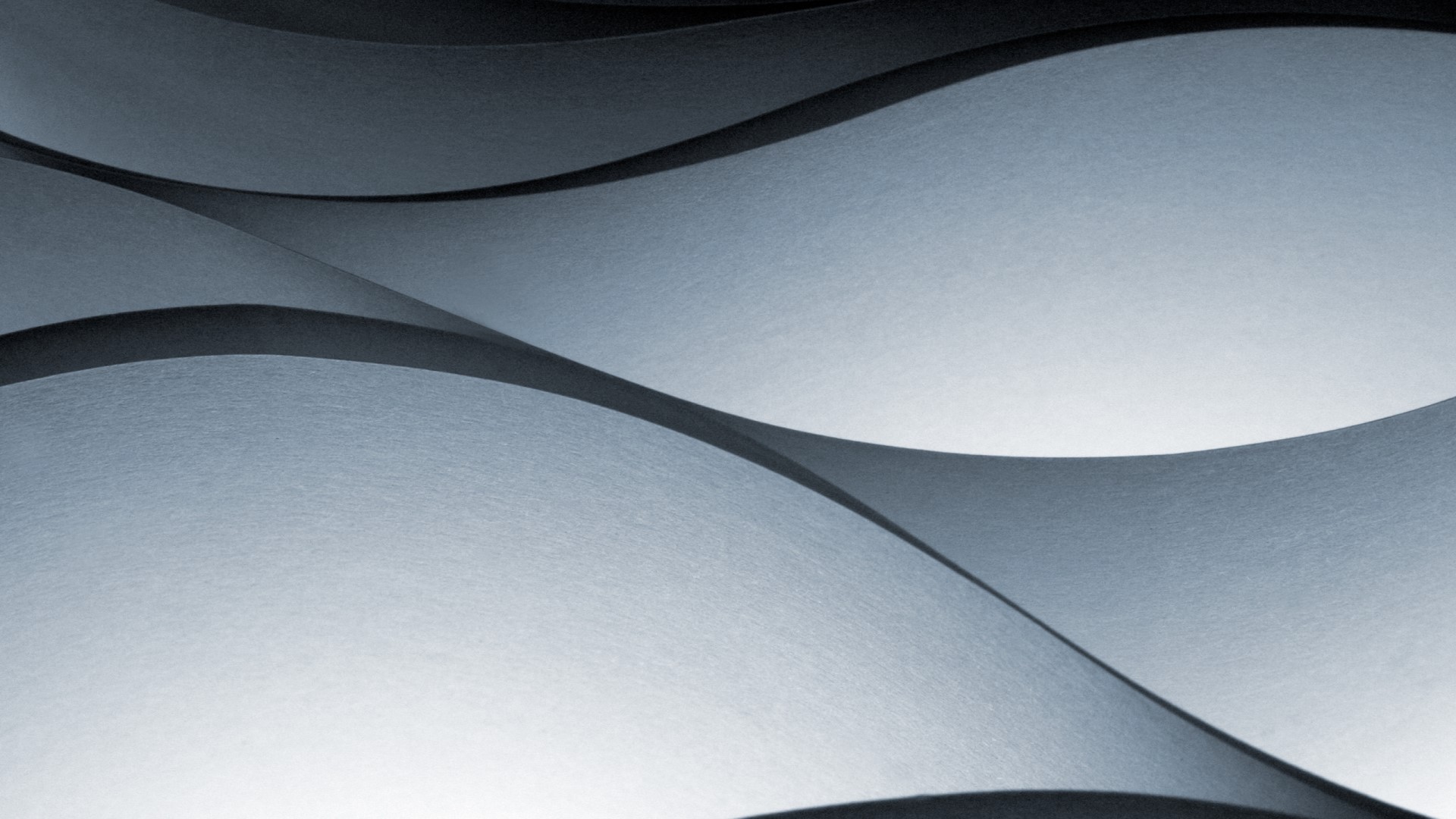 Grey abstract waves of paper HD Wallpaper