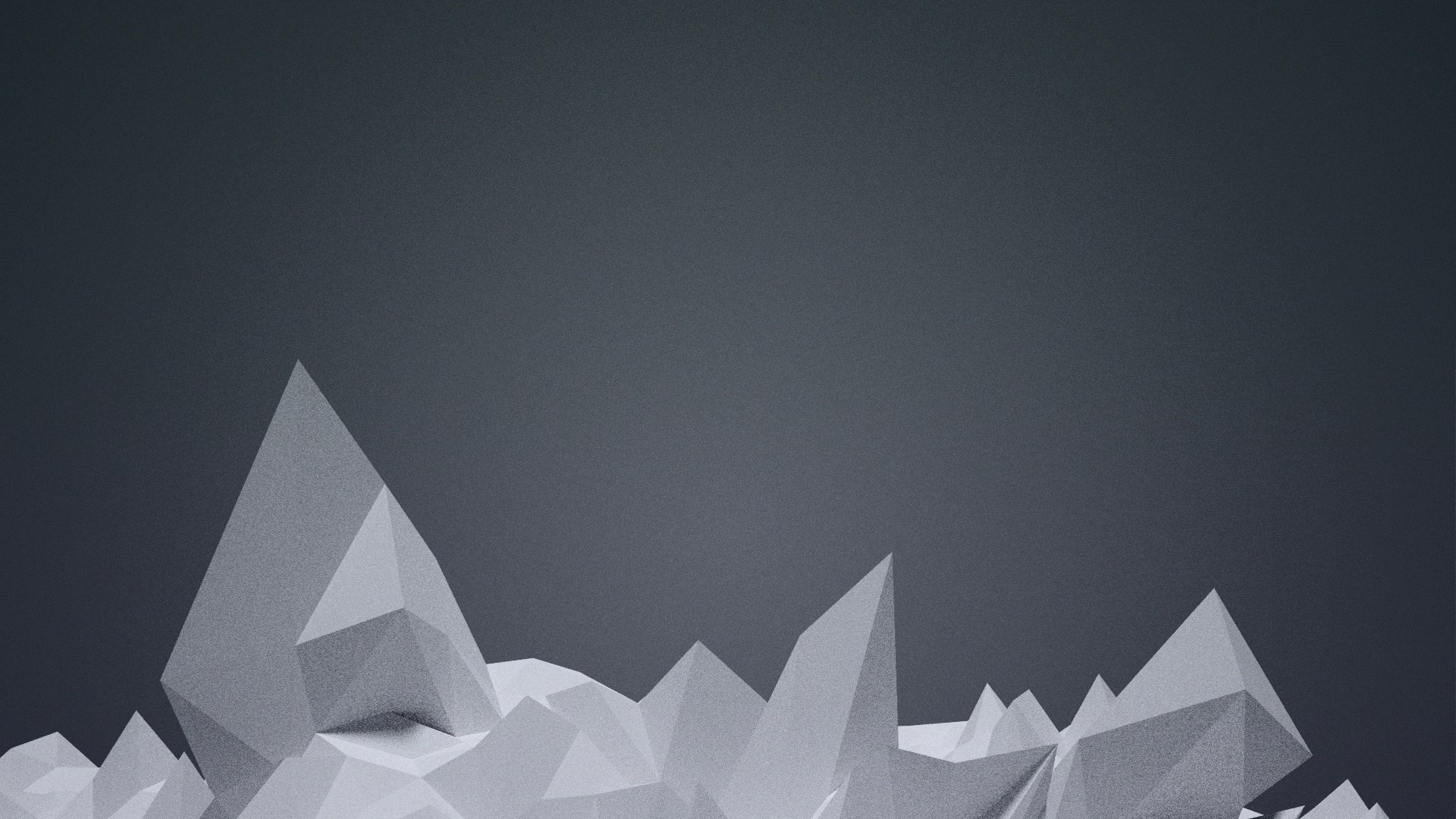 Low poly mountain range background HD Wallpaper