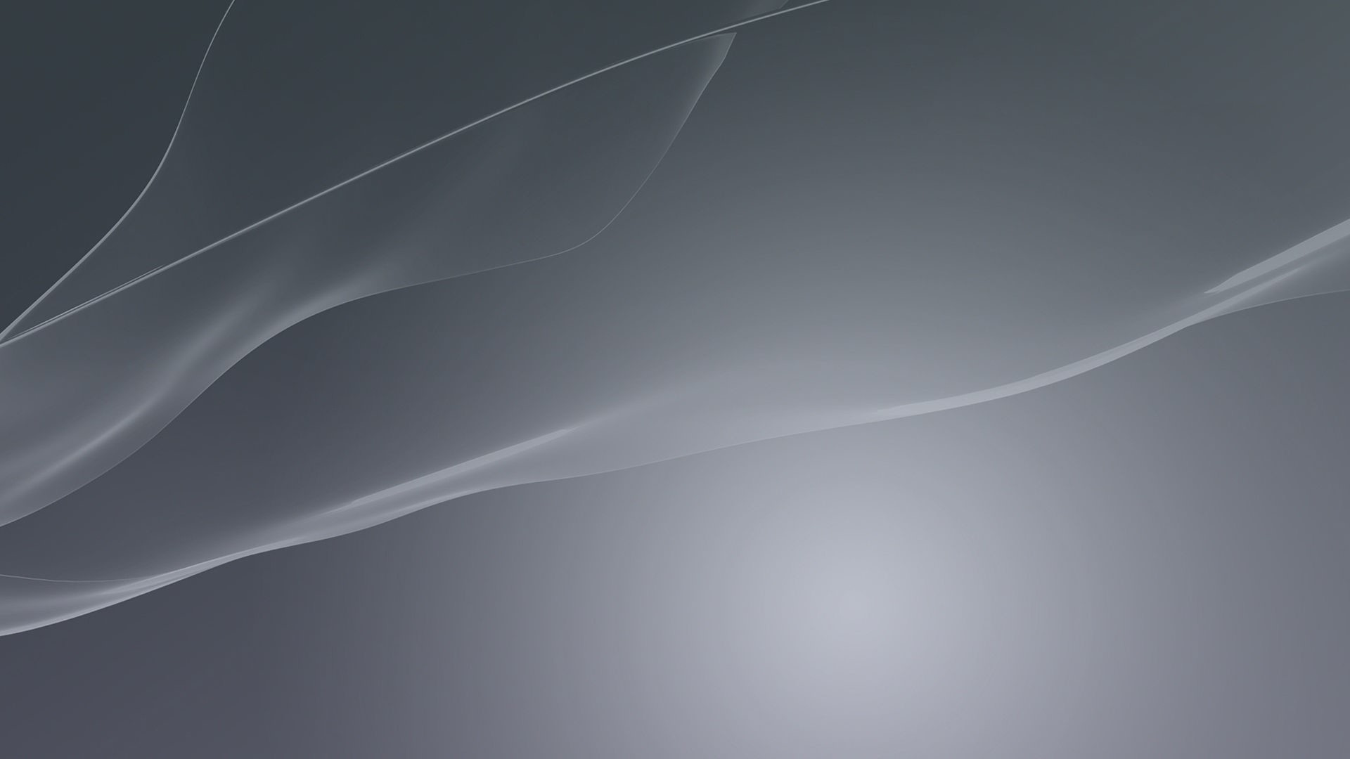 Abstract Gray and White Waves HD Wallpaper