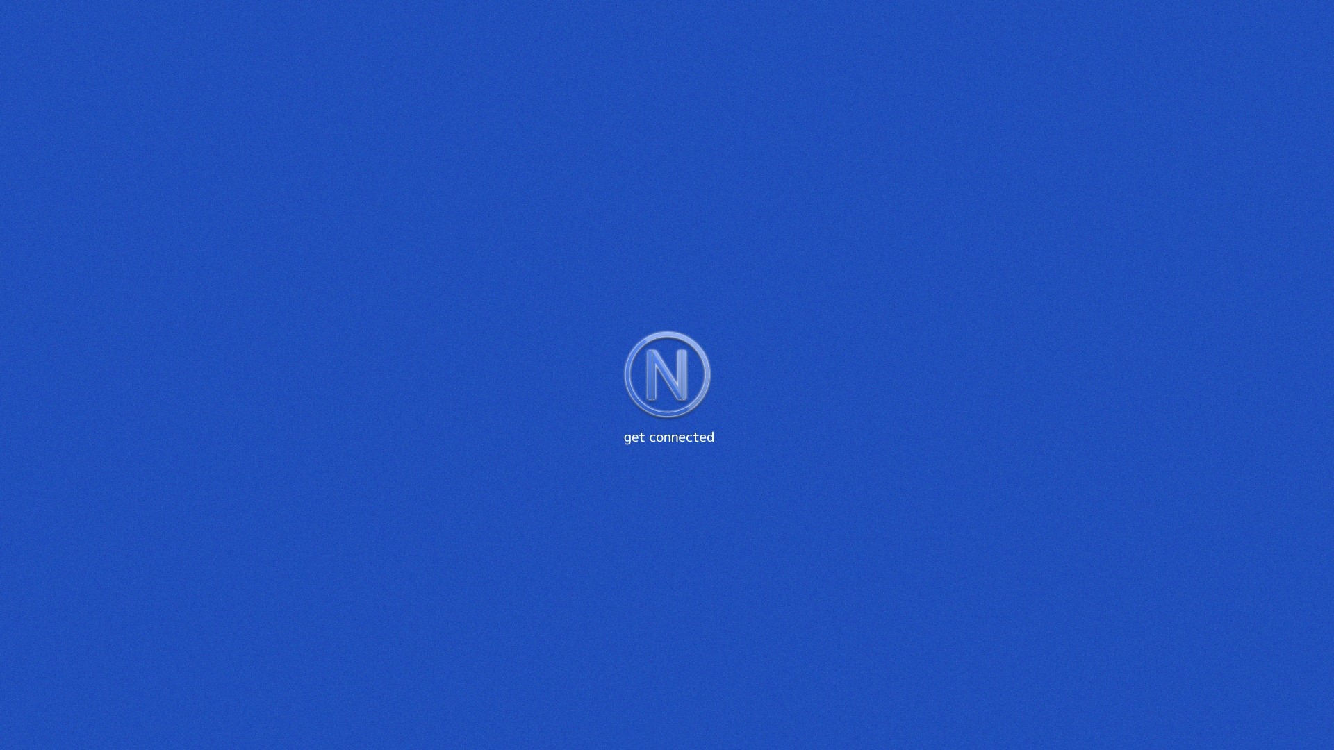 Nimbus "N" logo with "get connected" text HD Wallpaper