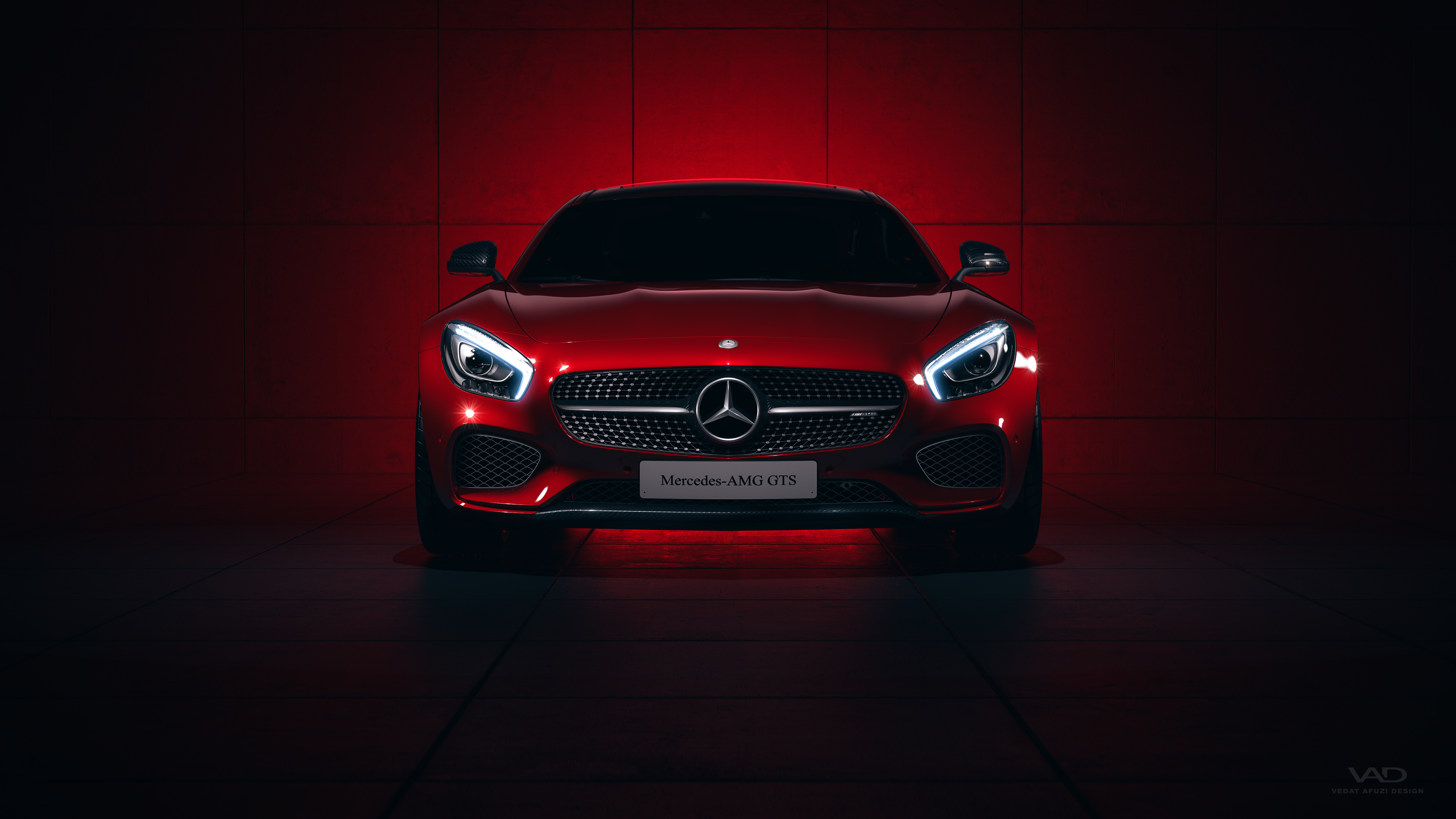 4K Mercedes-AMG GTS CGI HD Wallpaper