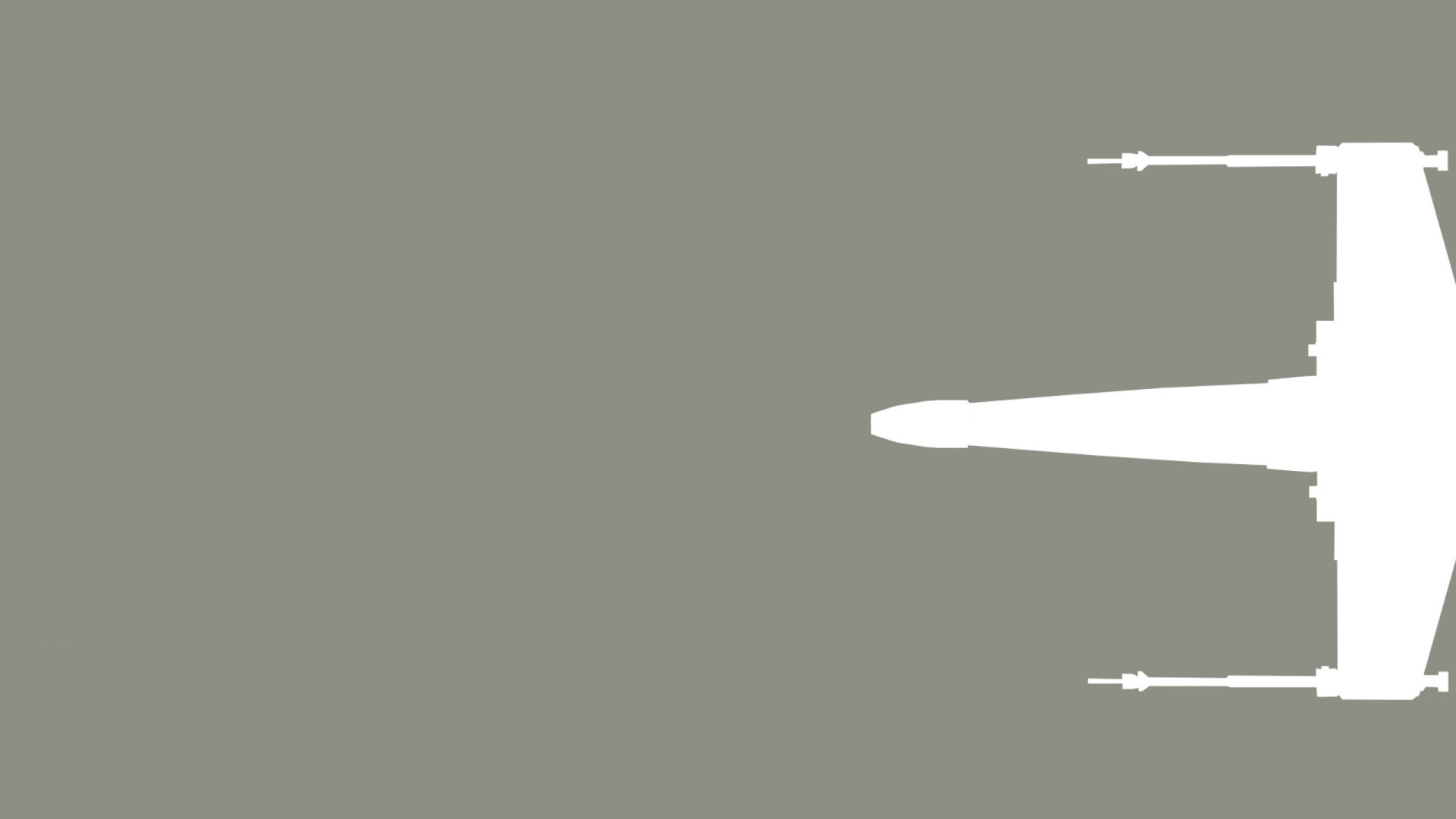 X-Wing Starfighter Minimalist HD Wallpaper