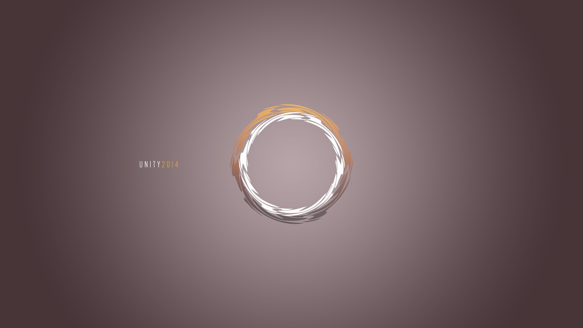 Unity 2014 abstract circle logo HD Wallpaper