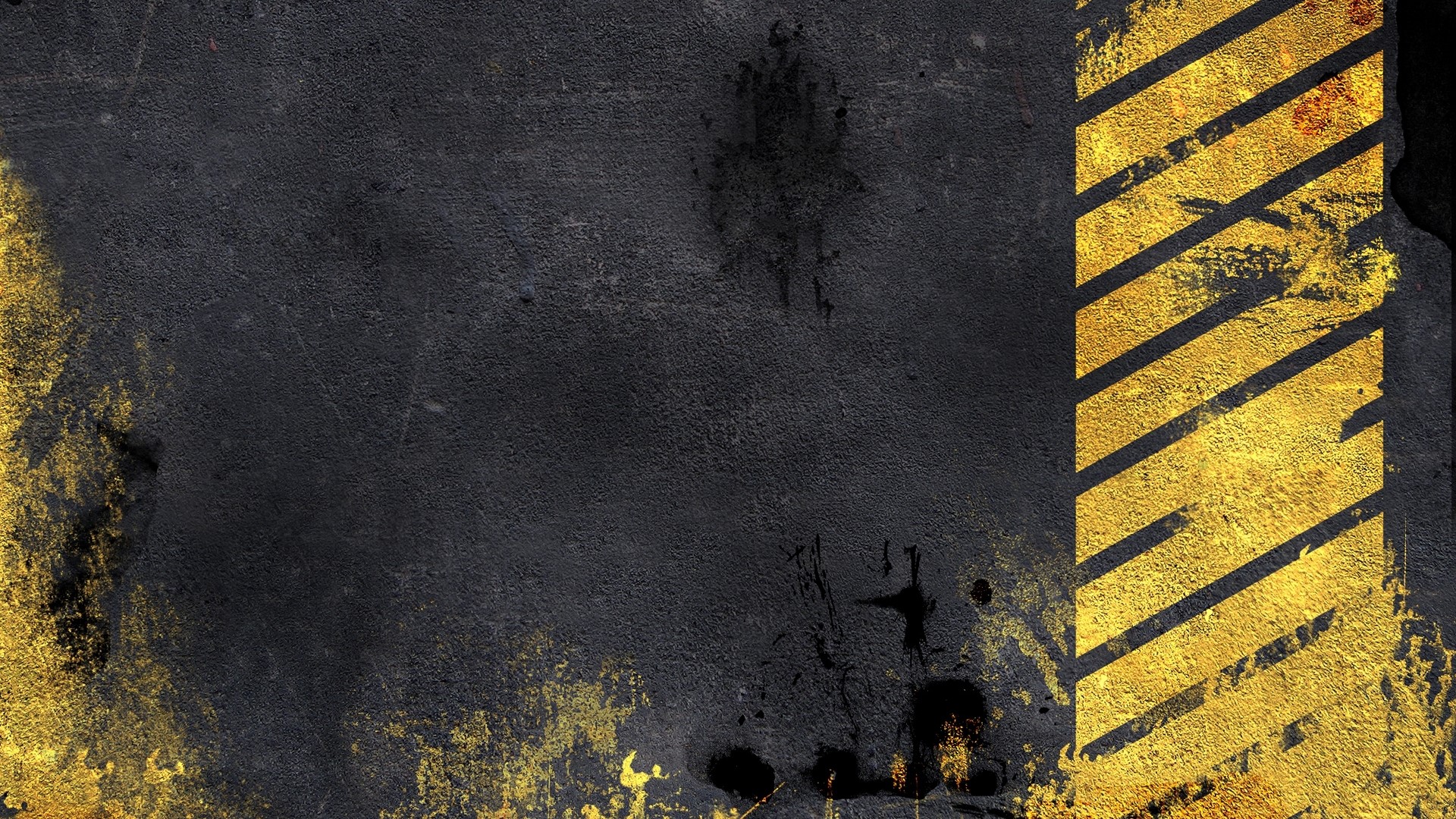 Black and Yellow Grunge Texture HD Wallpaper