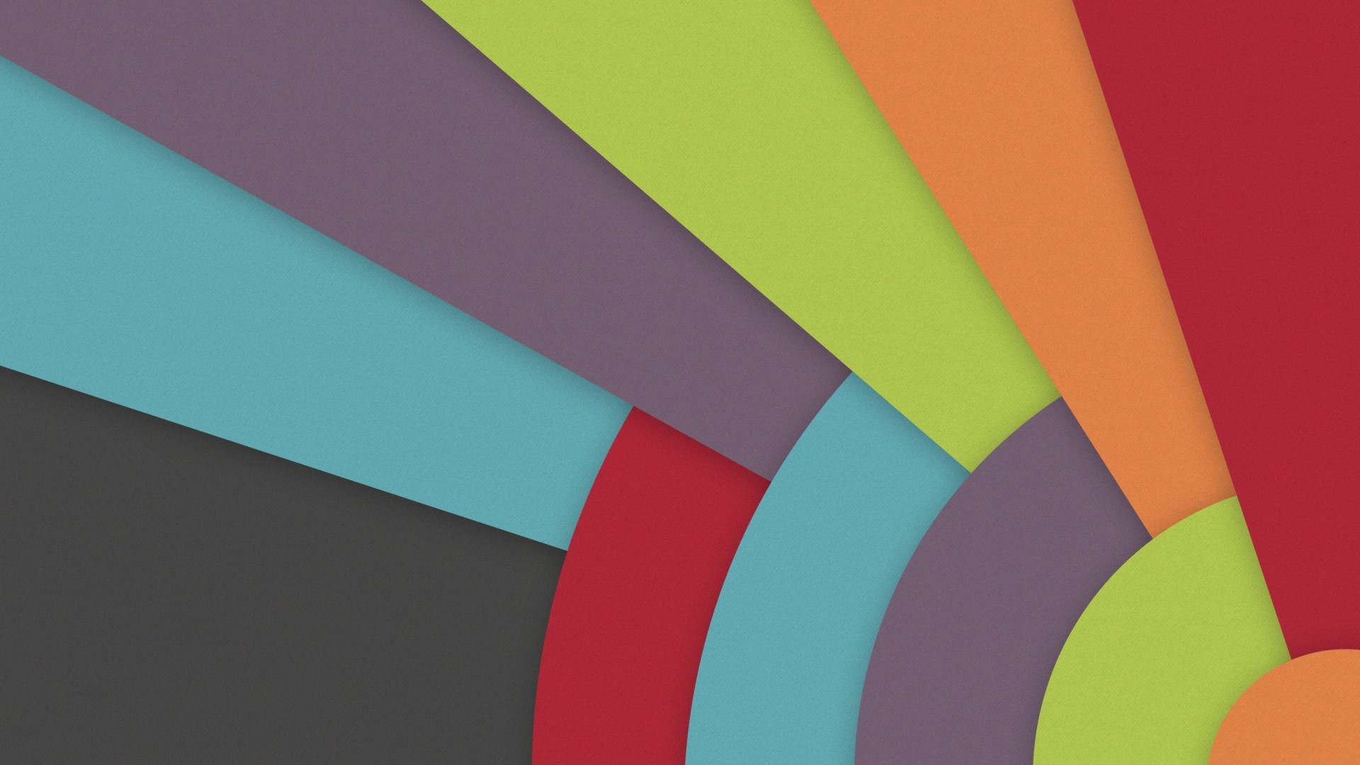 Abstract geometric shapes with vibrant colors HD Wallpaper