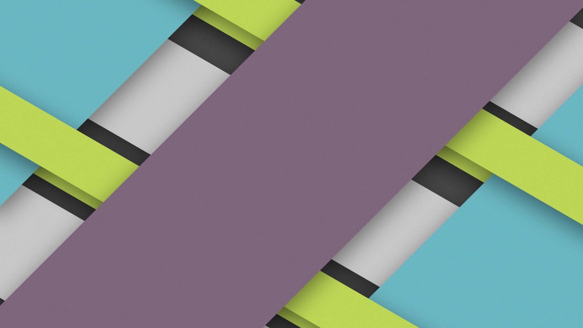Abstract geometric shapes with purple, green, and blue. HD Wallpaper