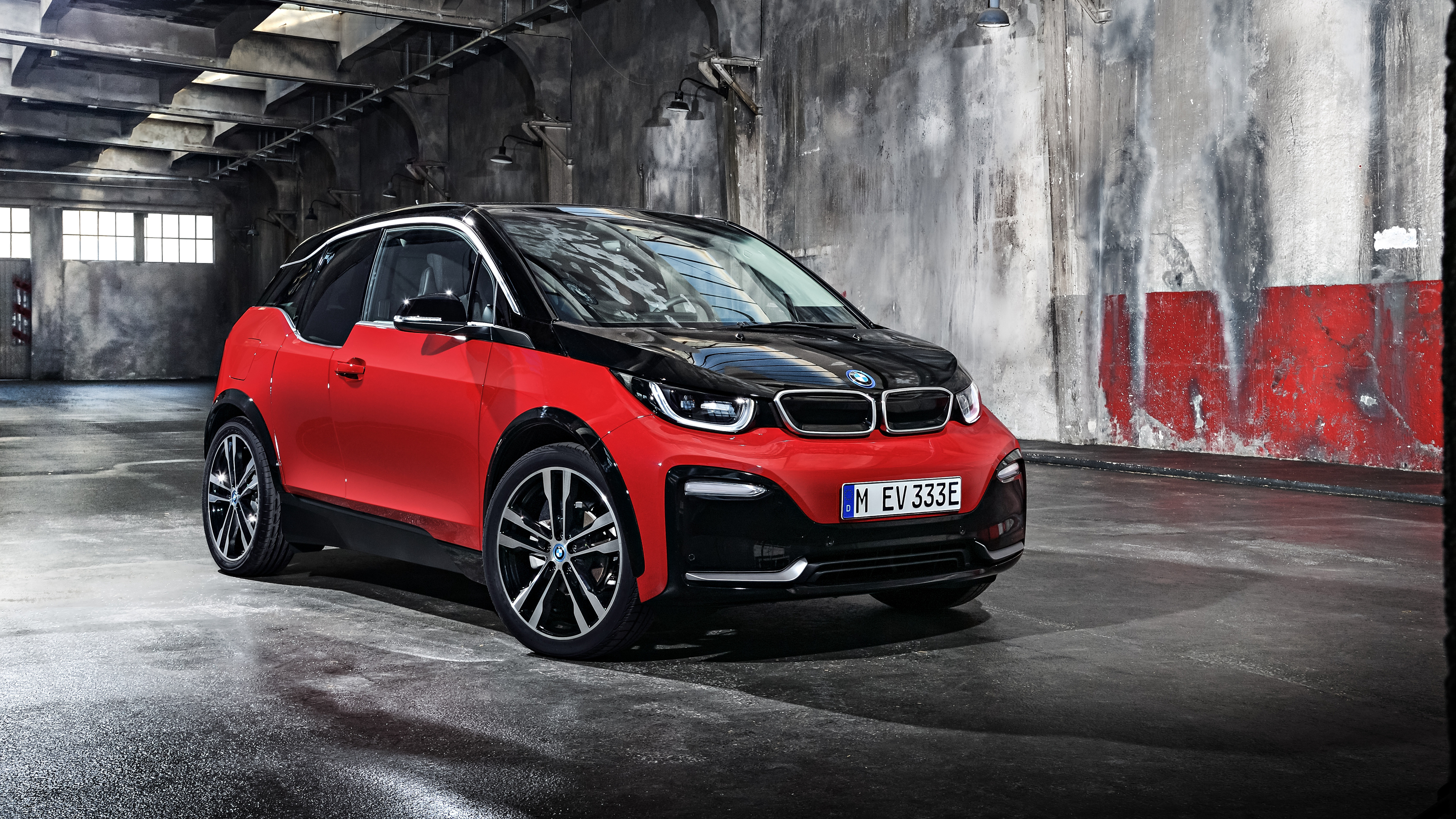4K 2018 BMW i3s electric car HD Wallpaper