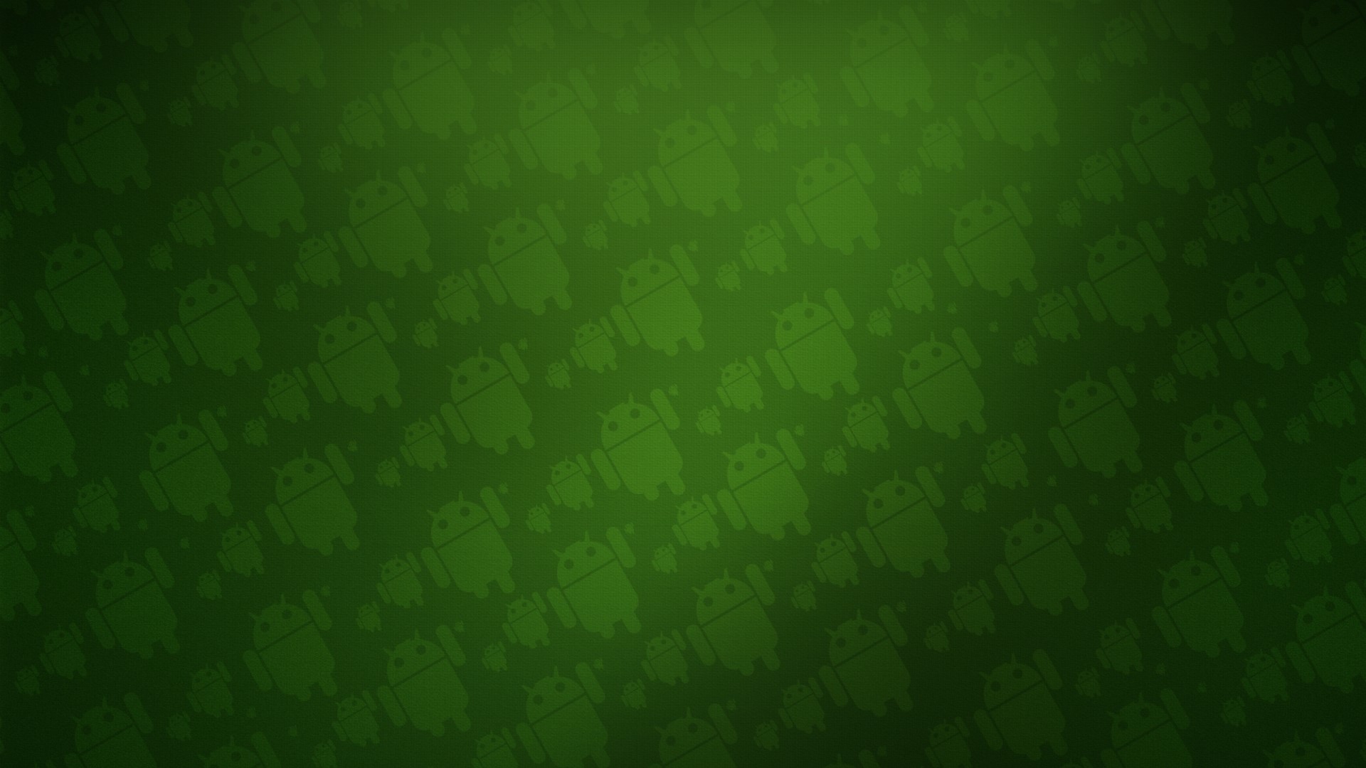 Android Robot Pattern Green Background HD Wallpaper