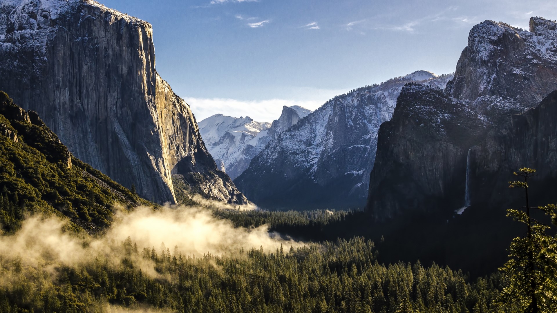 Yosemite National Park Mountains HD Wallpaper