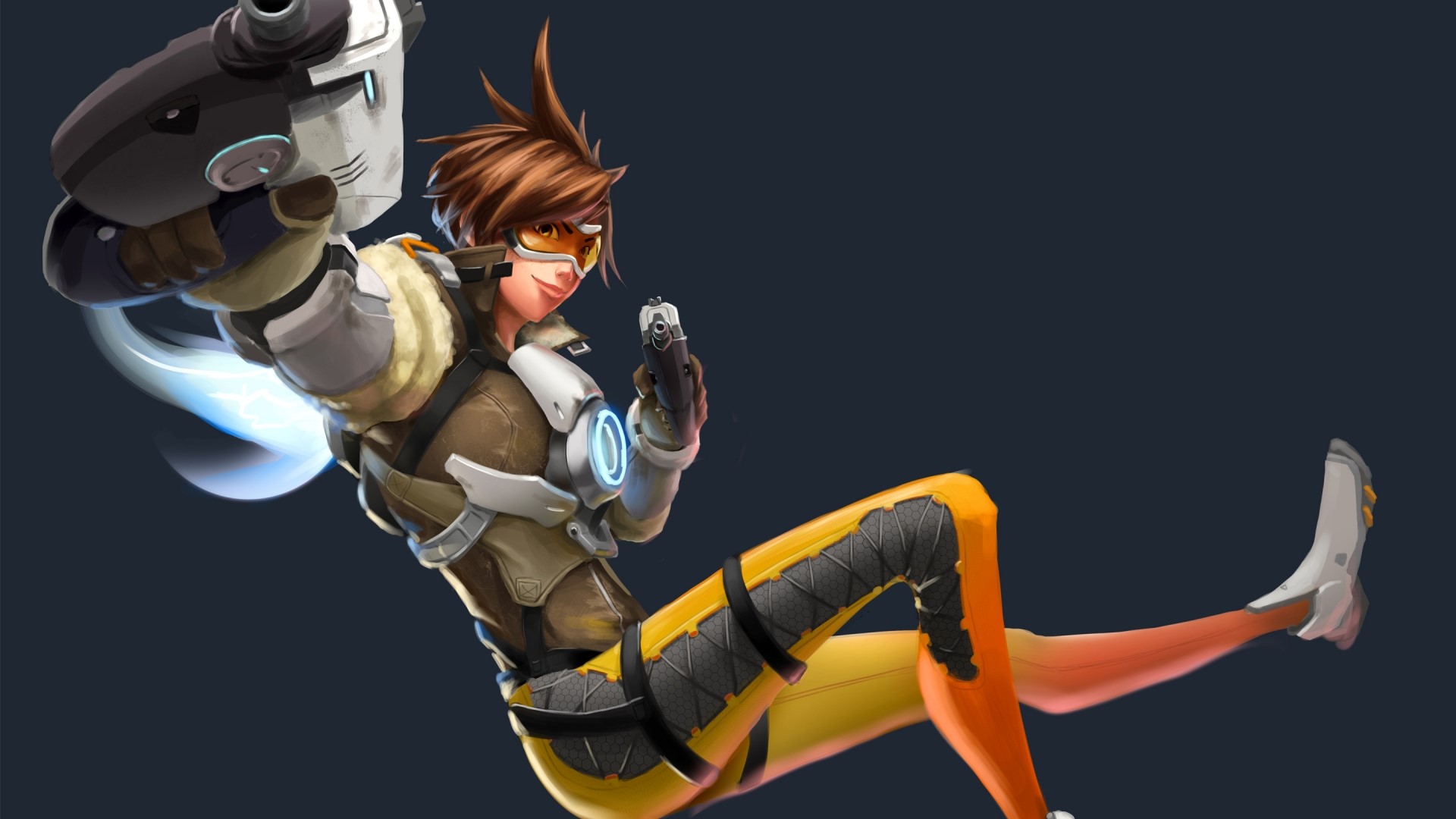 Tracer from Overwatch HD Wallpaper