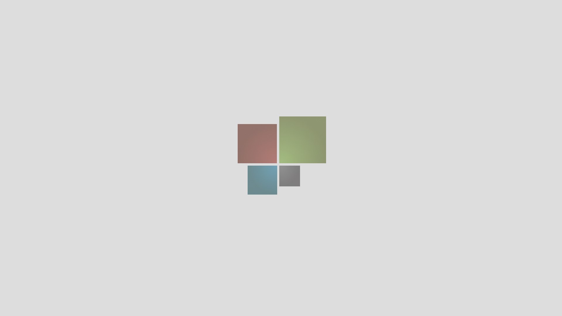 Four colored squares arranged in a cluster HD Wallpaper