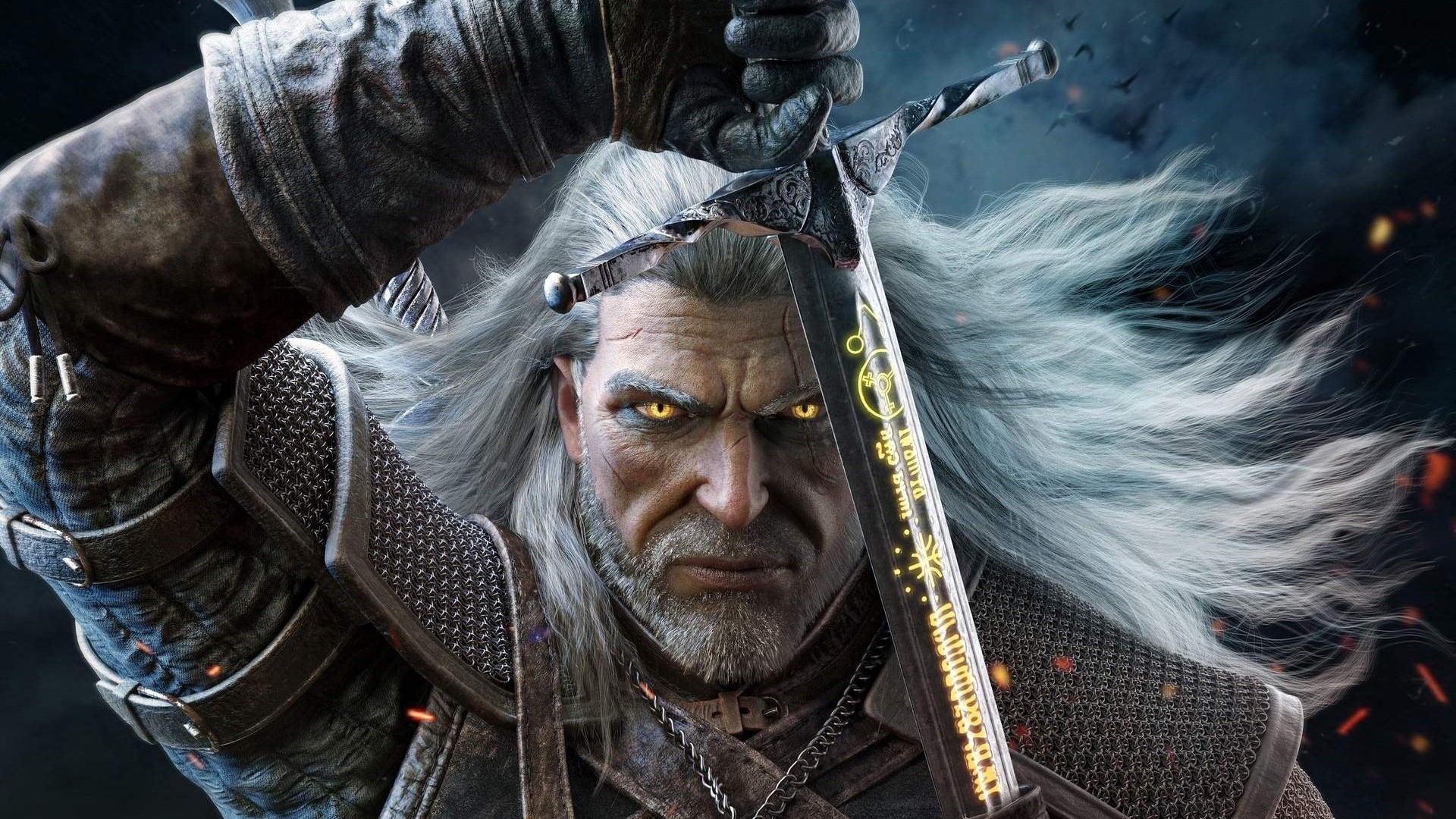 Geralt of Rivia from The Witcher 3: Wild Hunt HD Wallpaper