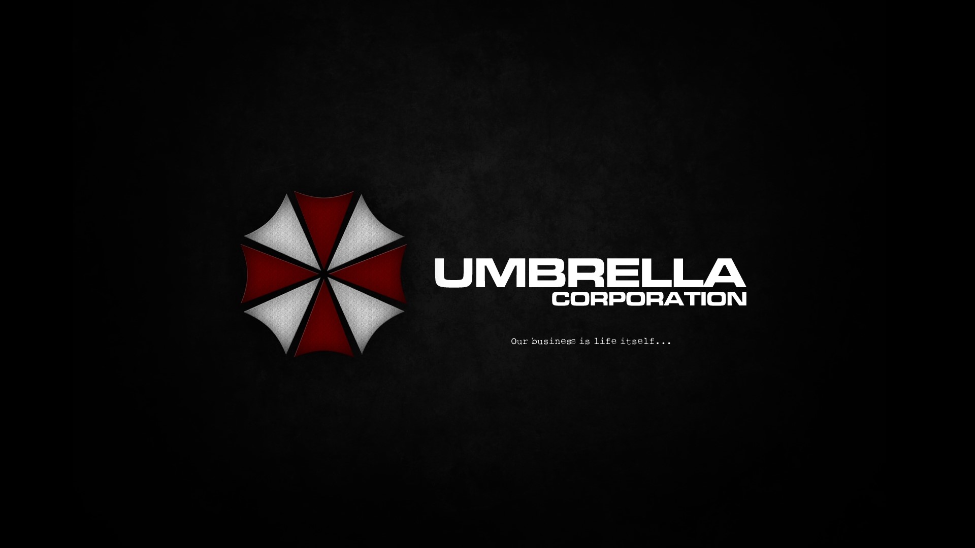 Umbrella Corporation logo and slogan HD Wallpaper