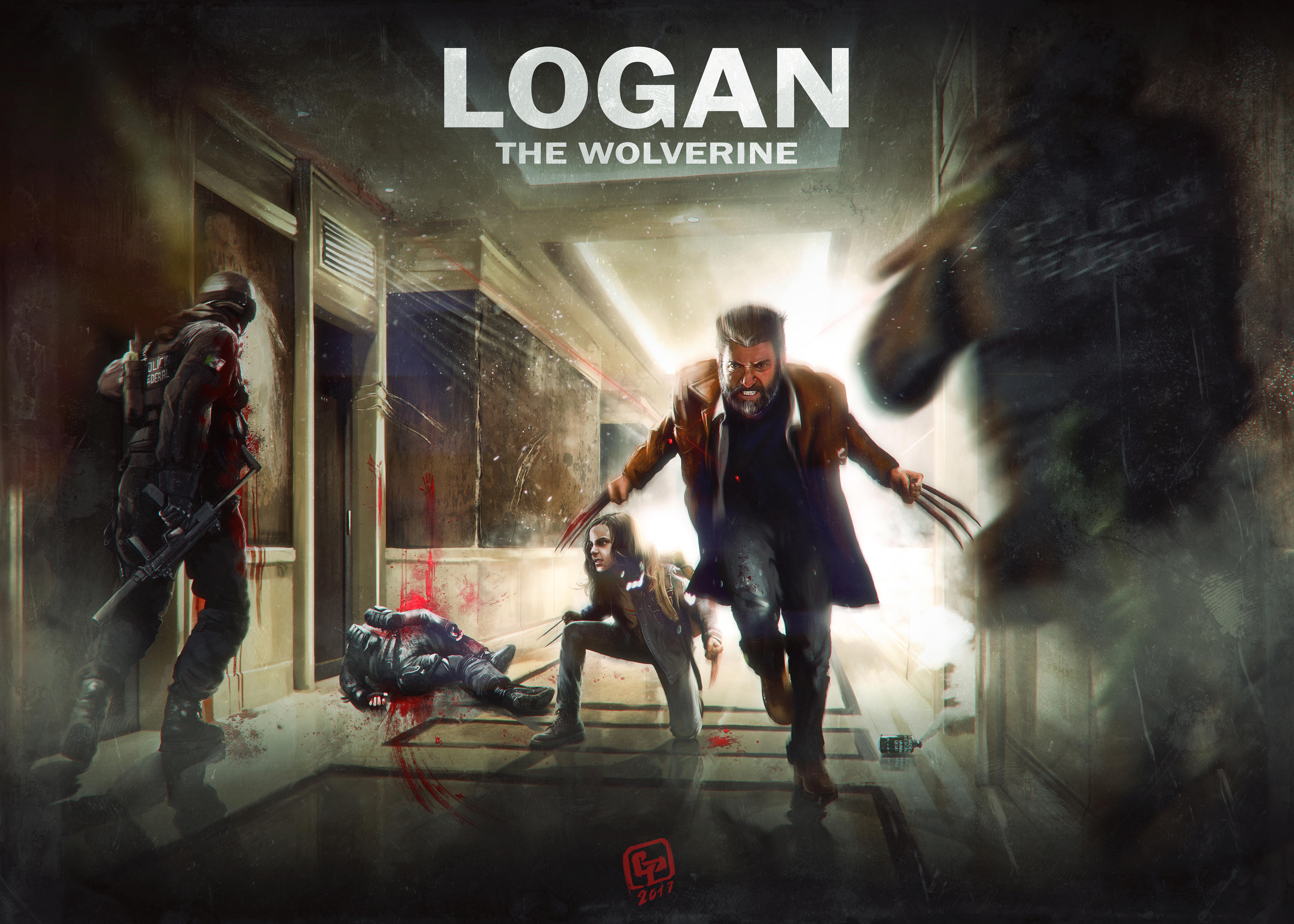 Logan The Wolverine Artwork 4K HD Wallpaper