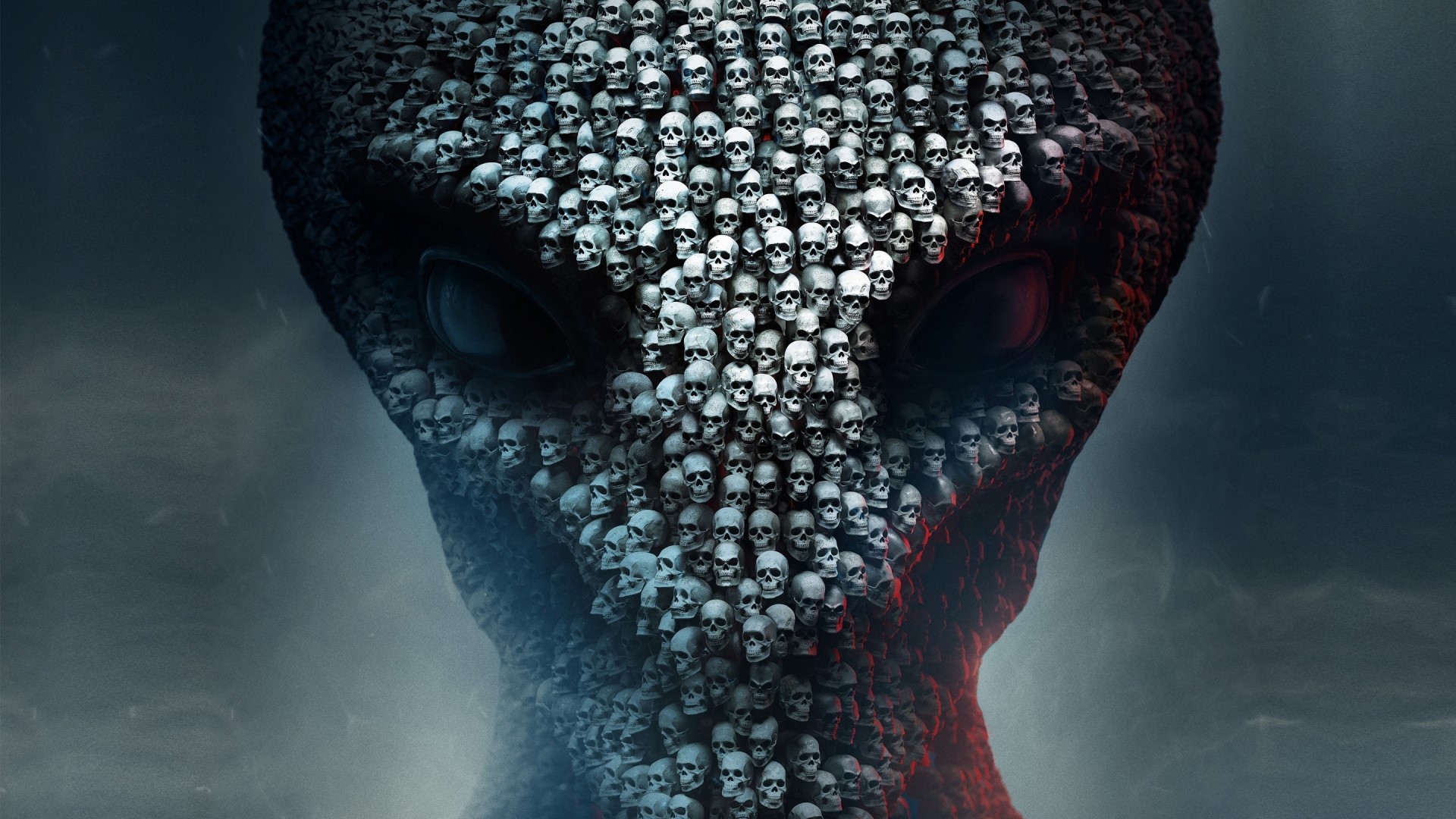 Alien made of skulls from XCOM 2 HD Wallpaper