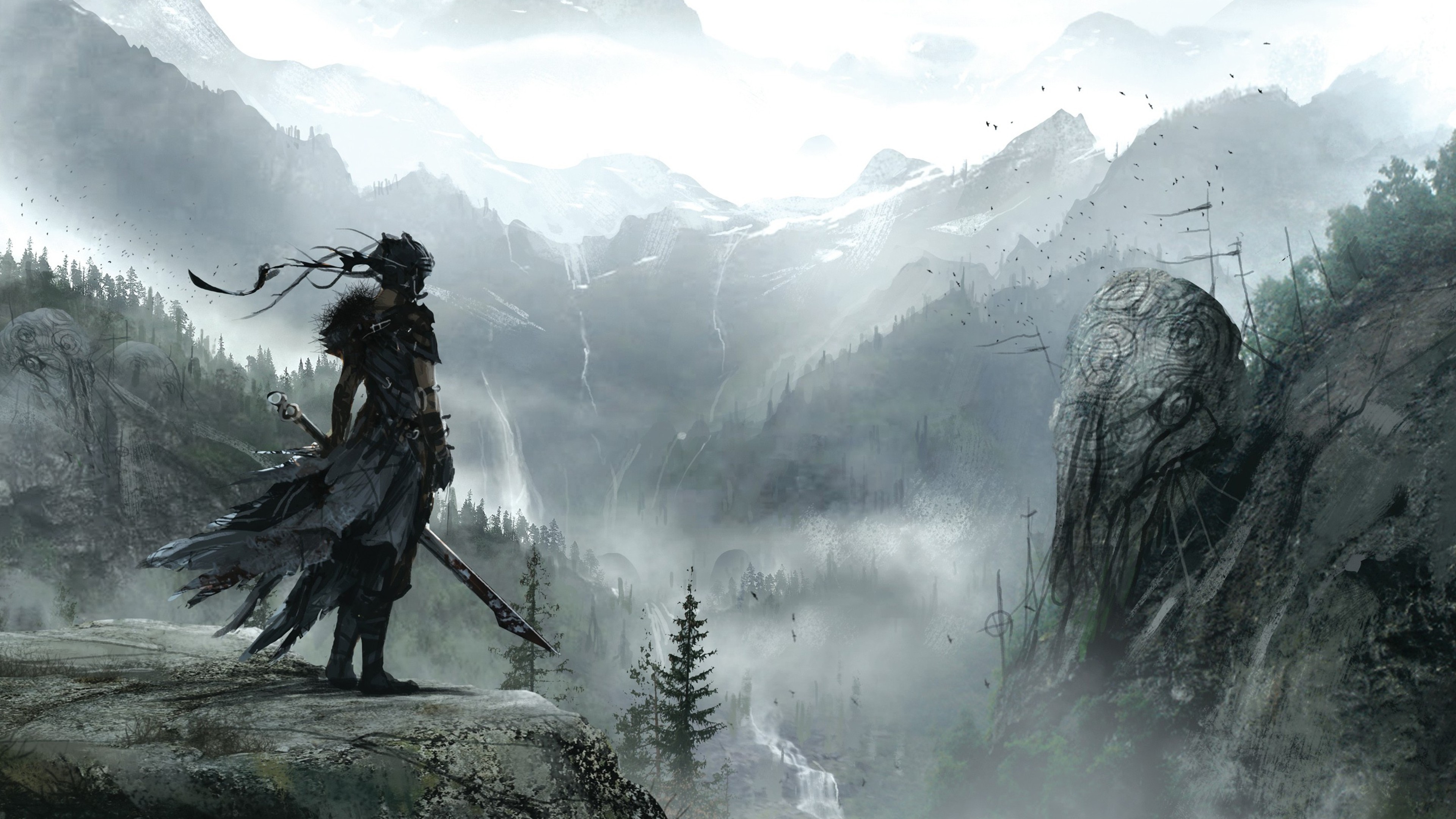 Artwork from Hellblade: Senua's Sacrifice HD Wallpaper