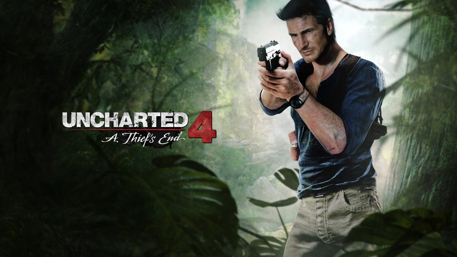 Nathan Drake from Uncharted 4: A Thief's End HD Wallpaper