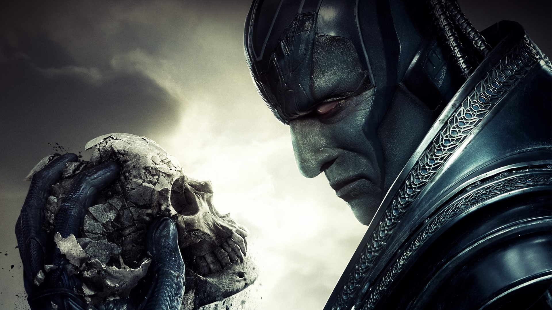 Apocalypse from X-Men holding a skull HD Wallpaper