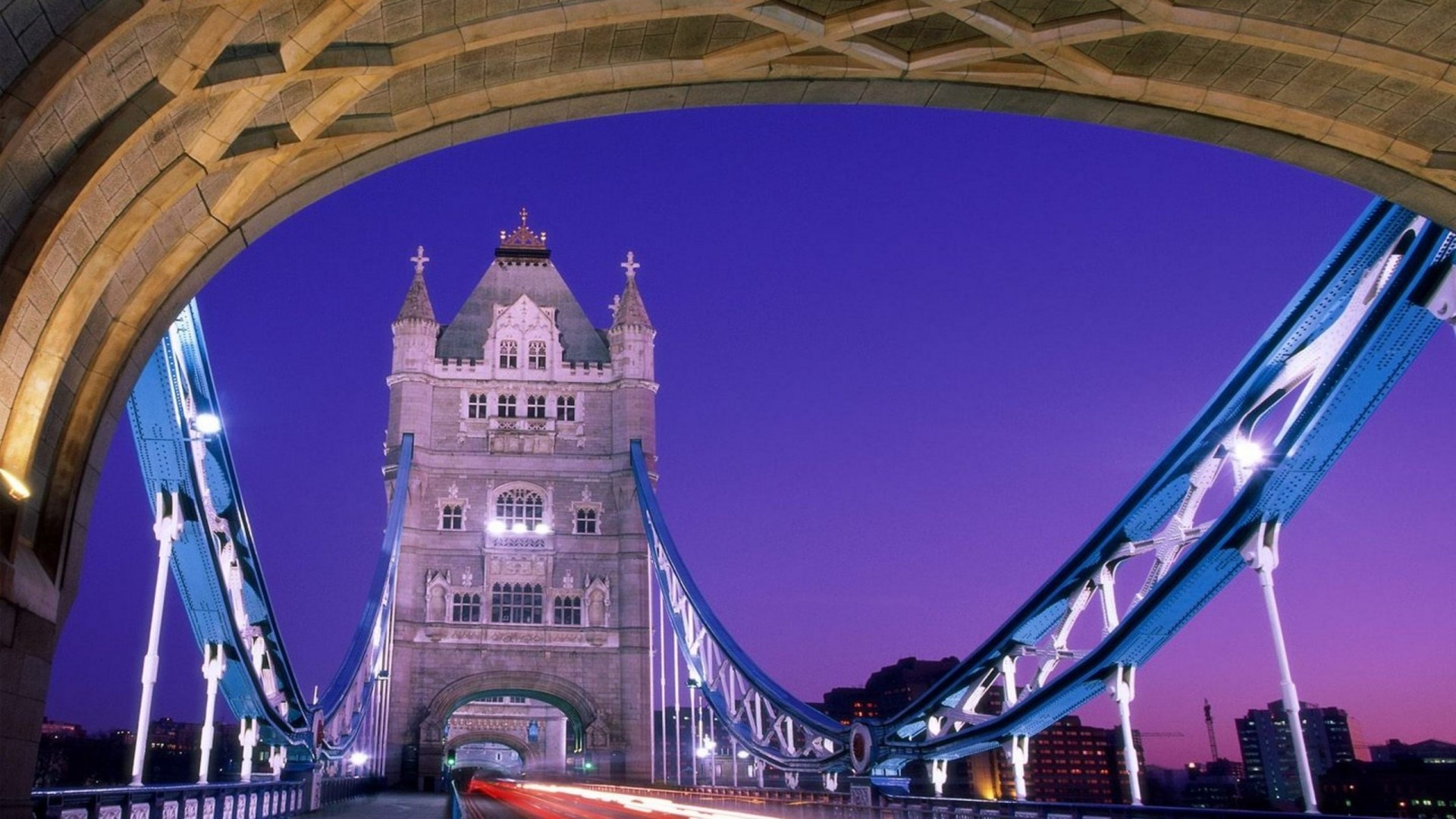Tower Bridge London England at Dusk HD Wallpaper