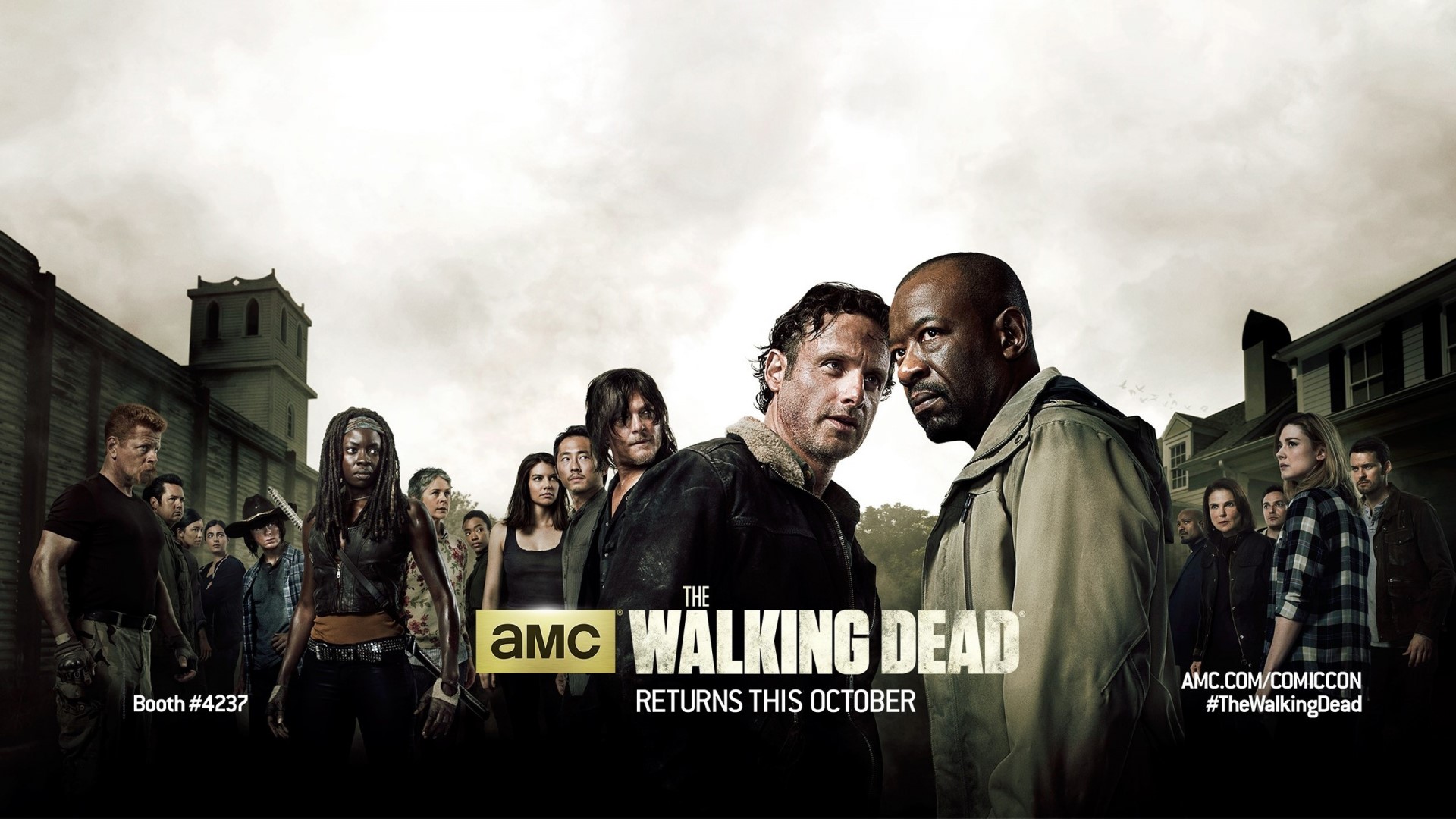 The Walking Dead AMC Comic Con Poster HD Wallpaper