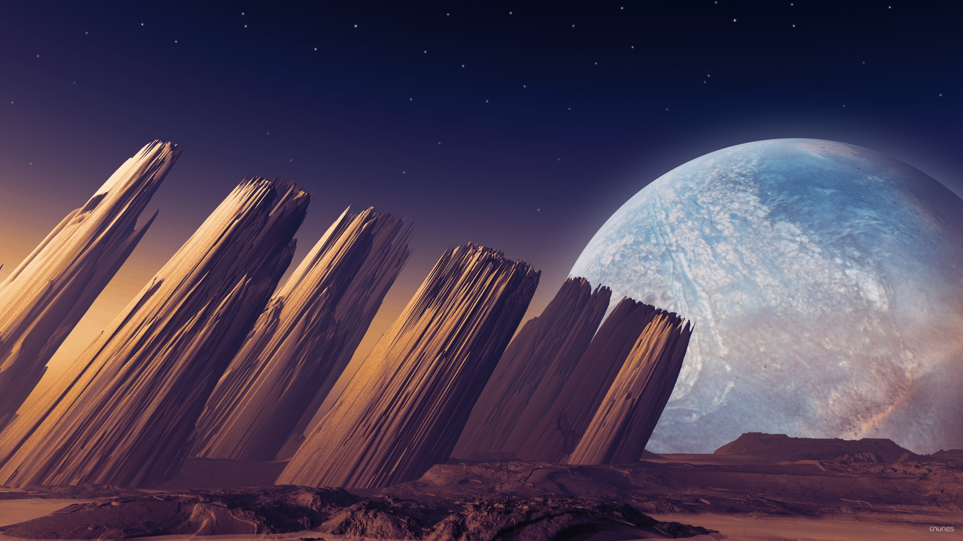 4K New World Landscape HD Wallpaper