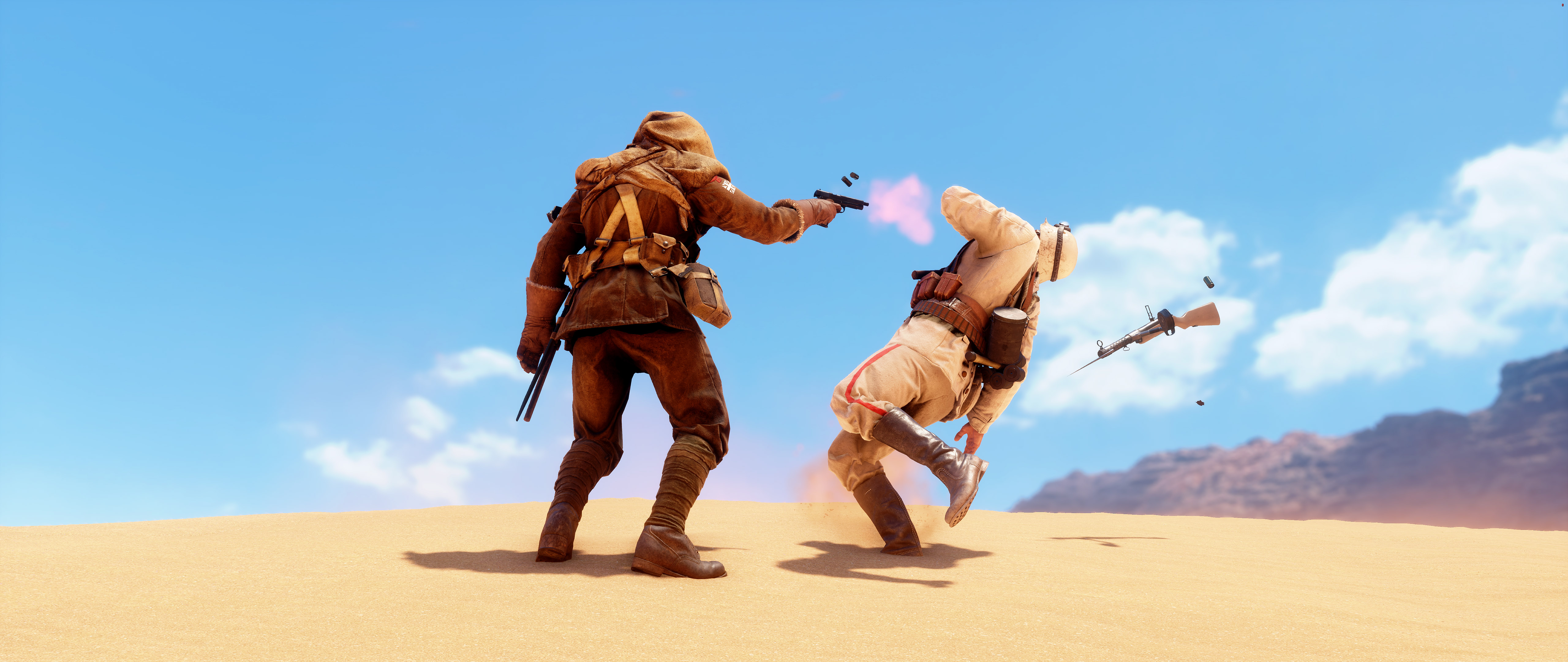 Battlefield 1 desert combat 4K HD Wallpaper