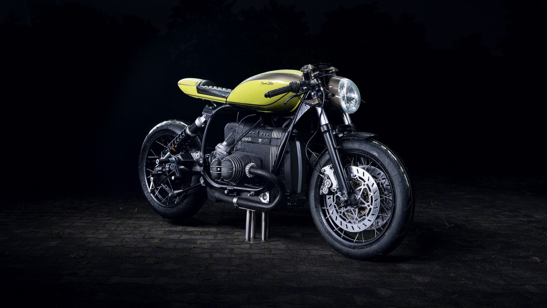 Diamond Atelier BMW R100 Cafe Racer Motorcycle HD Wallpaper