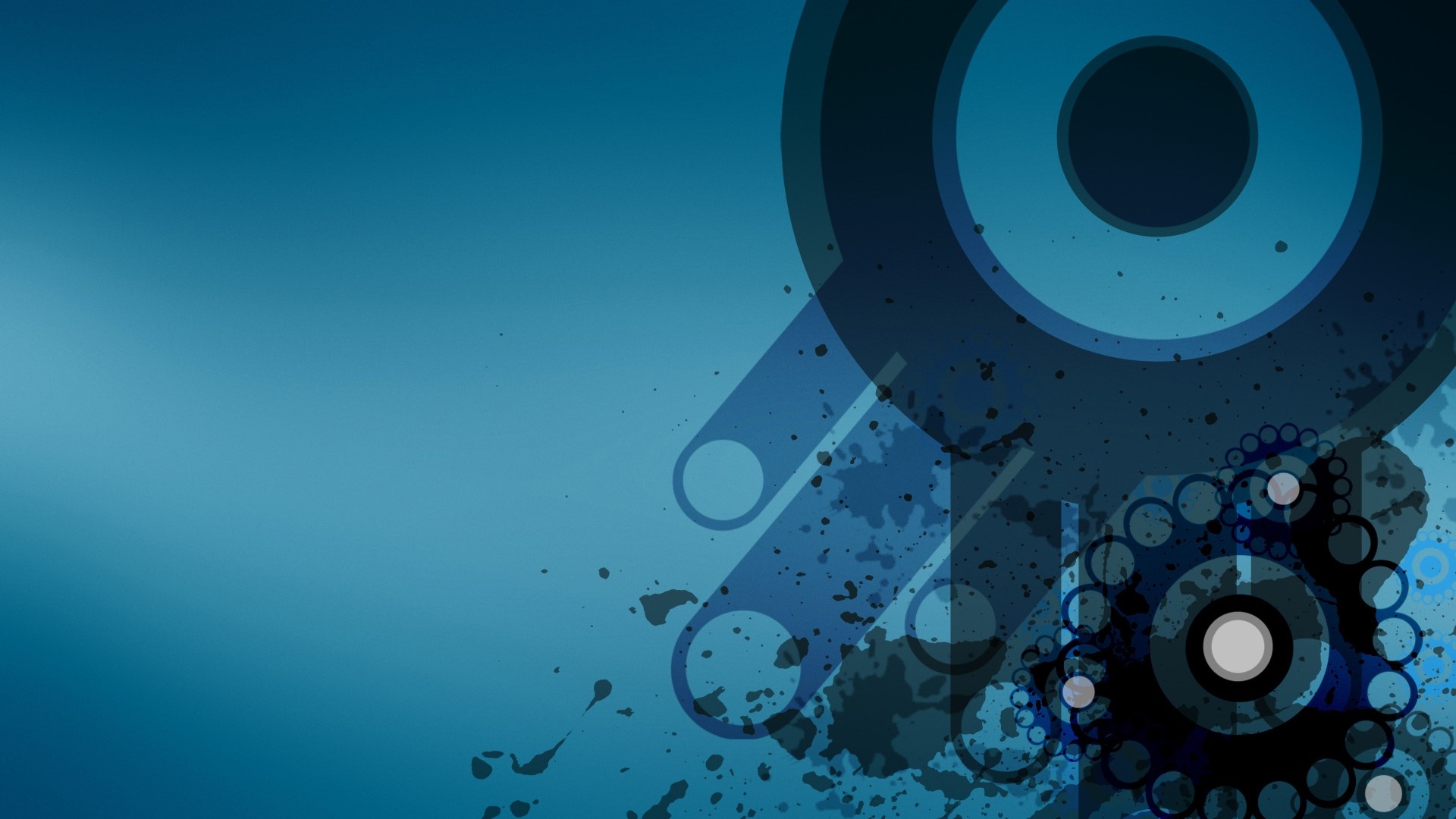 Retro Music Vector Circles HD Wallpaper