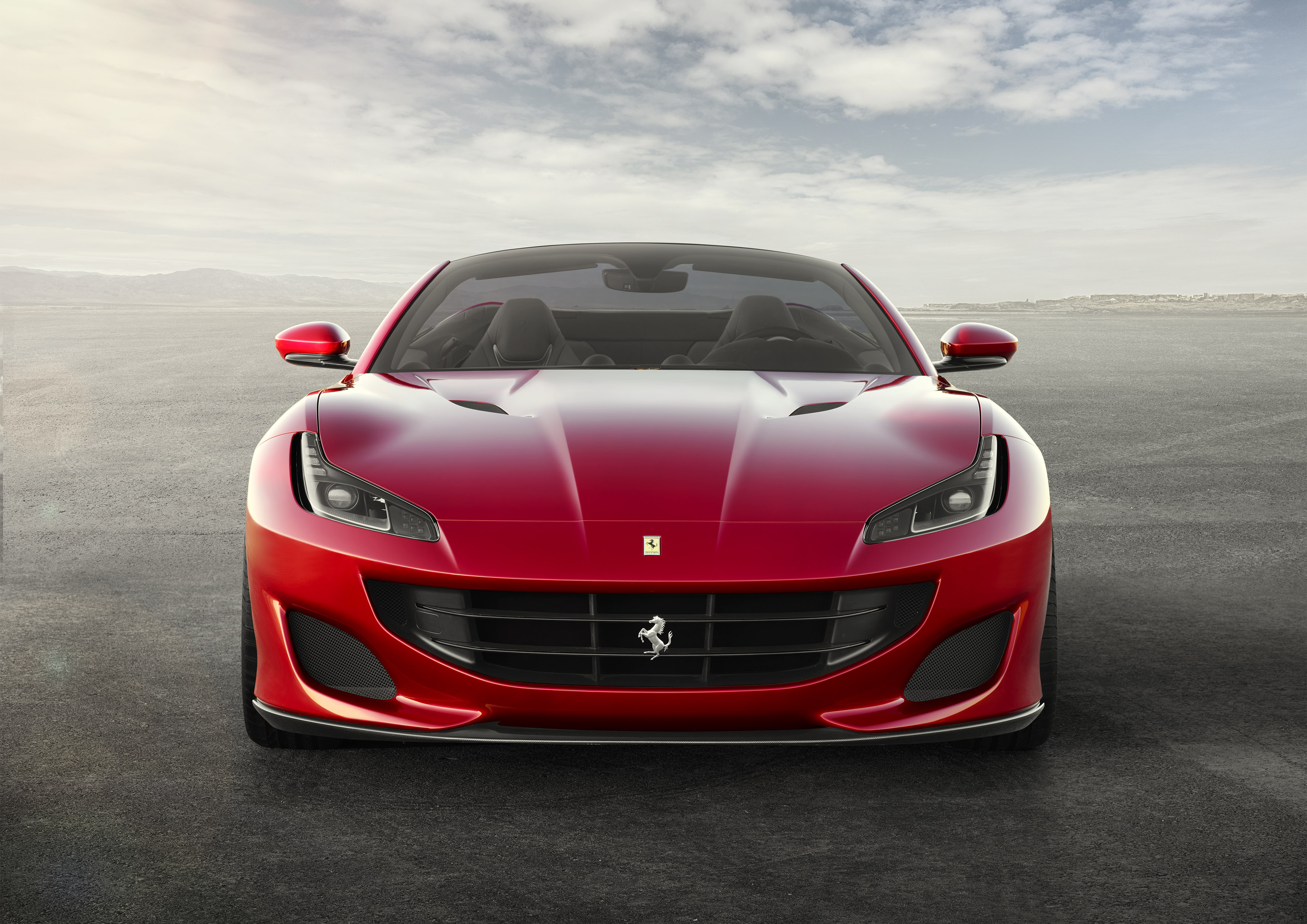 2018 Ferrari Portofino Front View HD Wallpaper