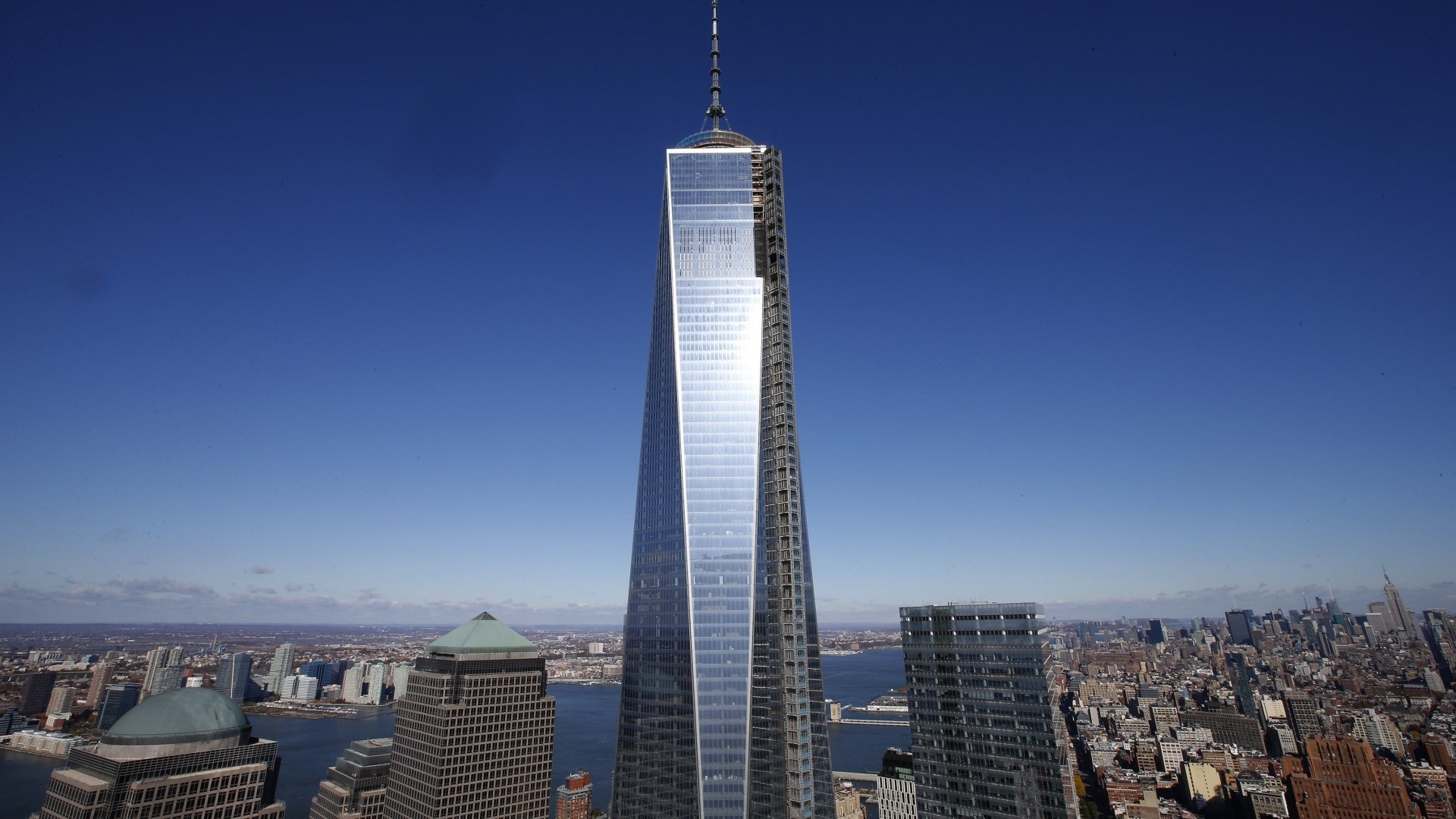 One World Trade Center and New York City Skyline HD Wallpaper