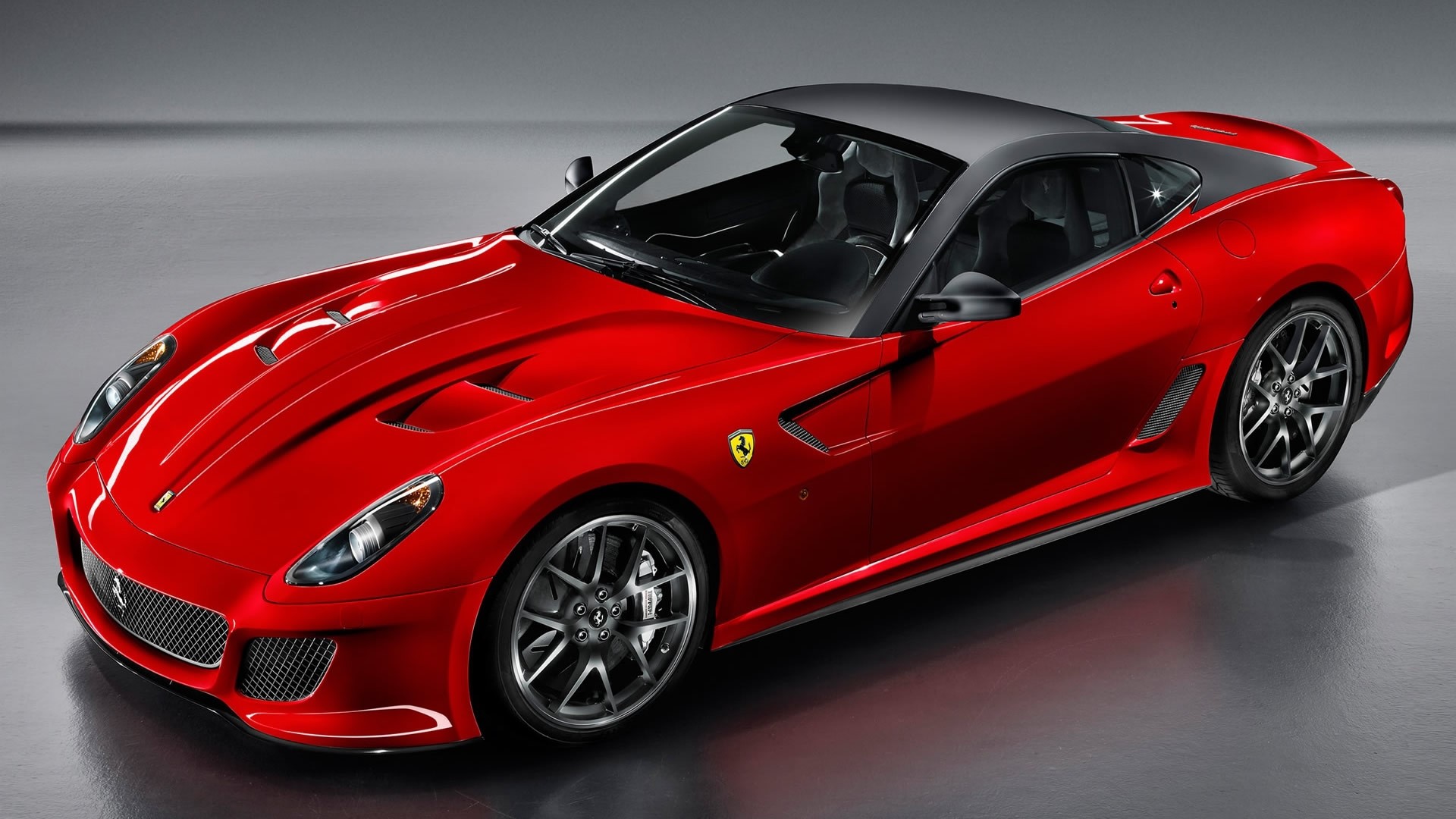 Red Ferrari 599 GTO Sport Car HD Wallpaper