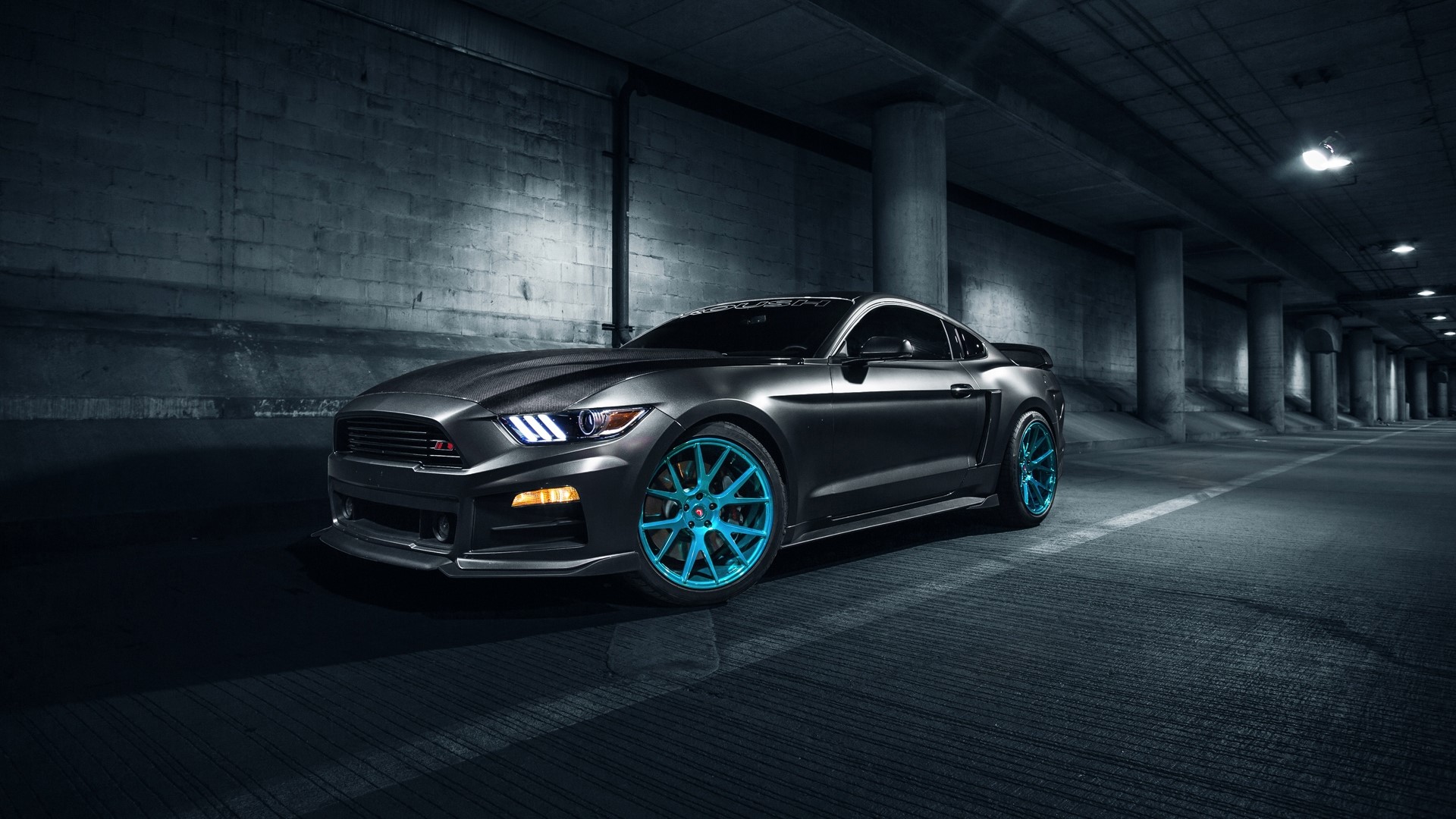 Roush Performance Mustang with Vossen Wheels HD Wallpaper