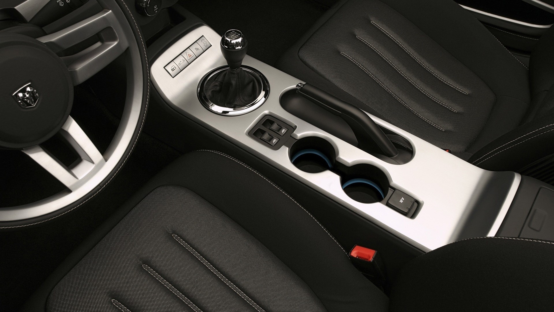 Interior of a Dodge Demon Concept car HD Wallpaper