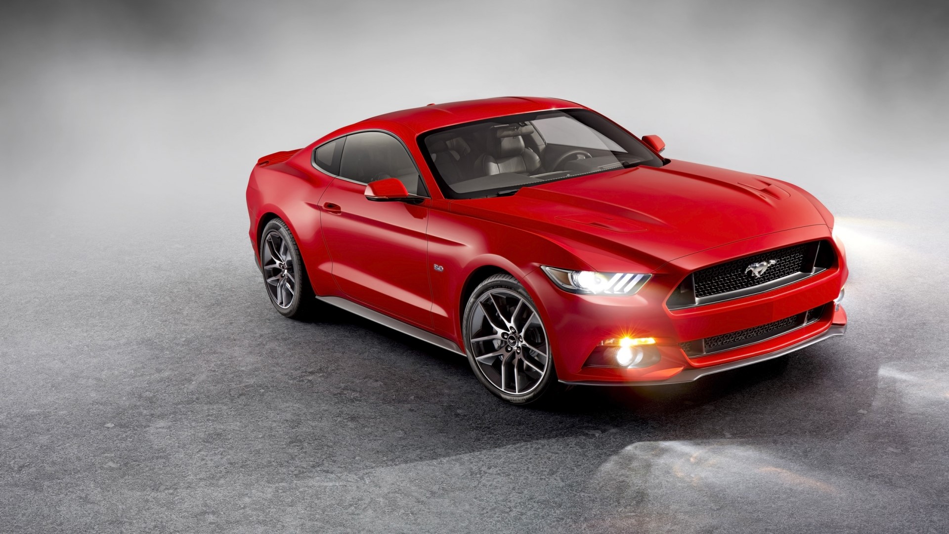Red Ford Mustang 2015 HD Wallpaper