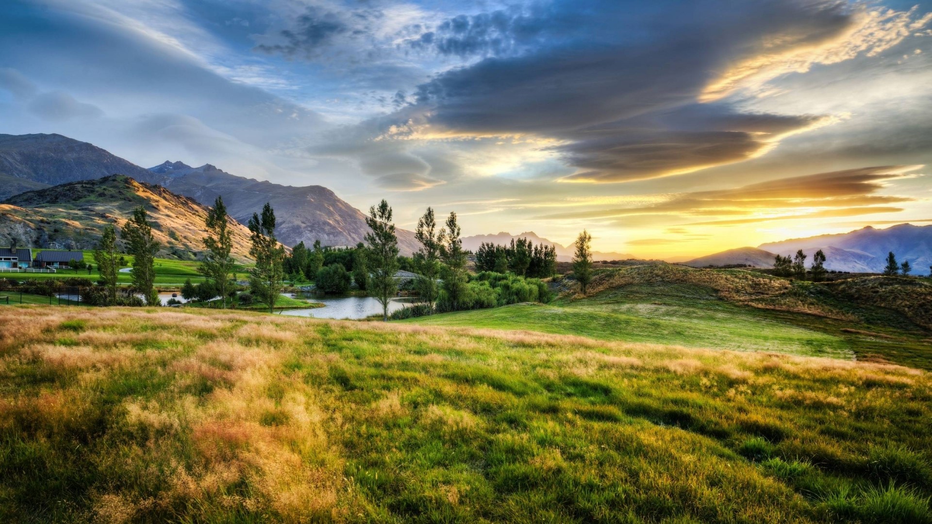 New Zealand Nature Landscape HD Wallpaper