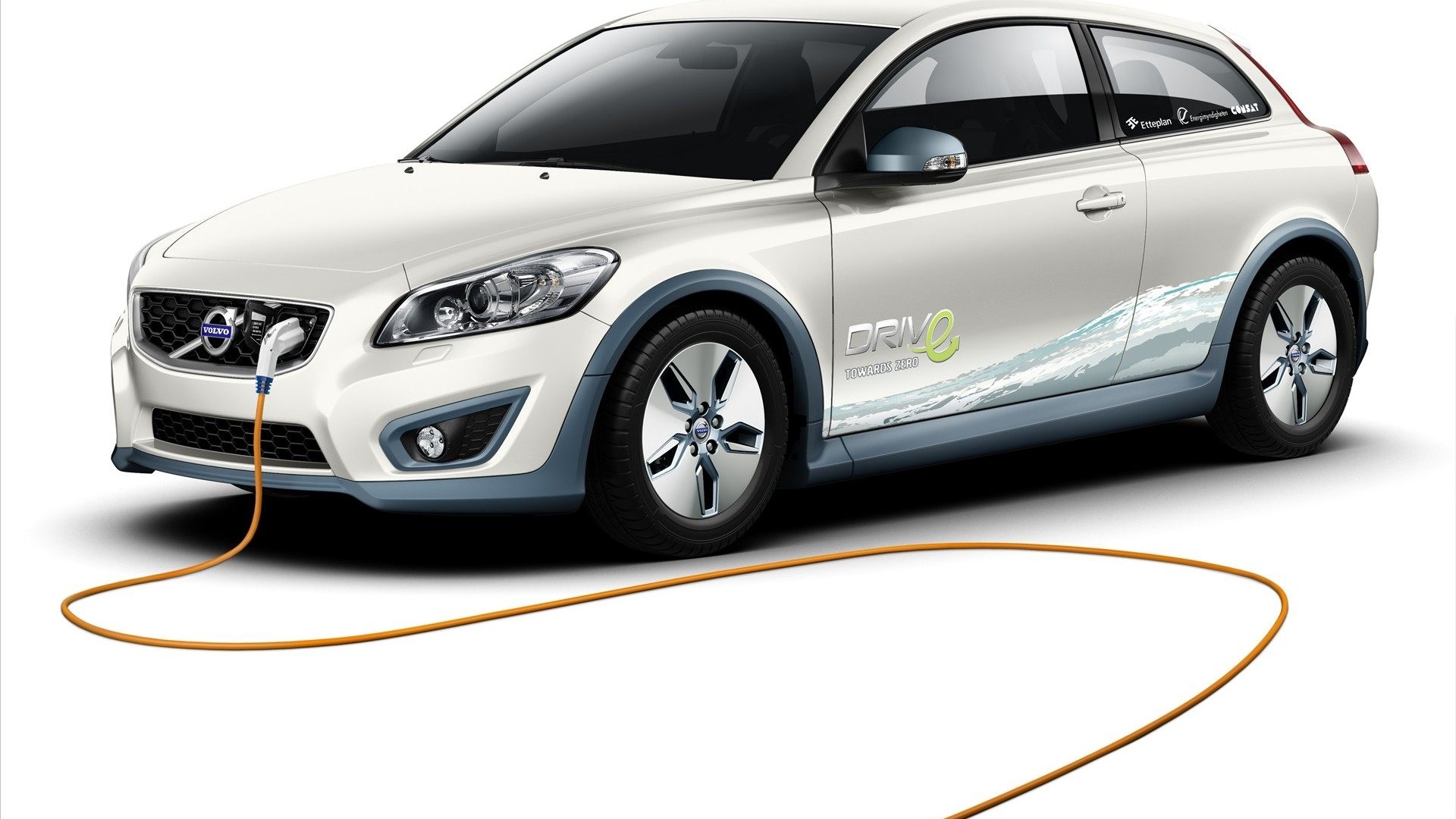 Volvo C30 Electric Drive Hybrid Car HD Wallpaper