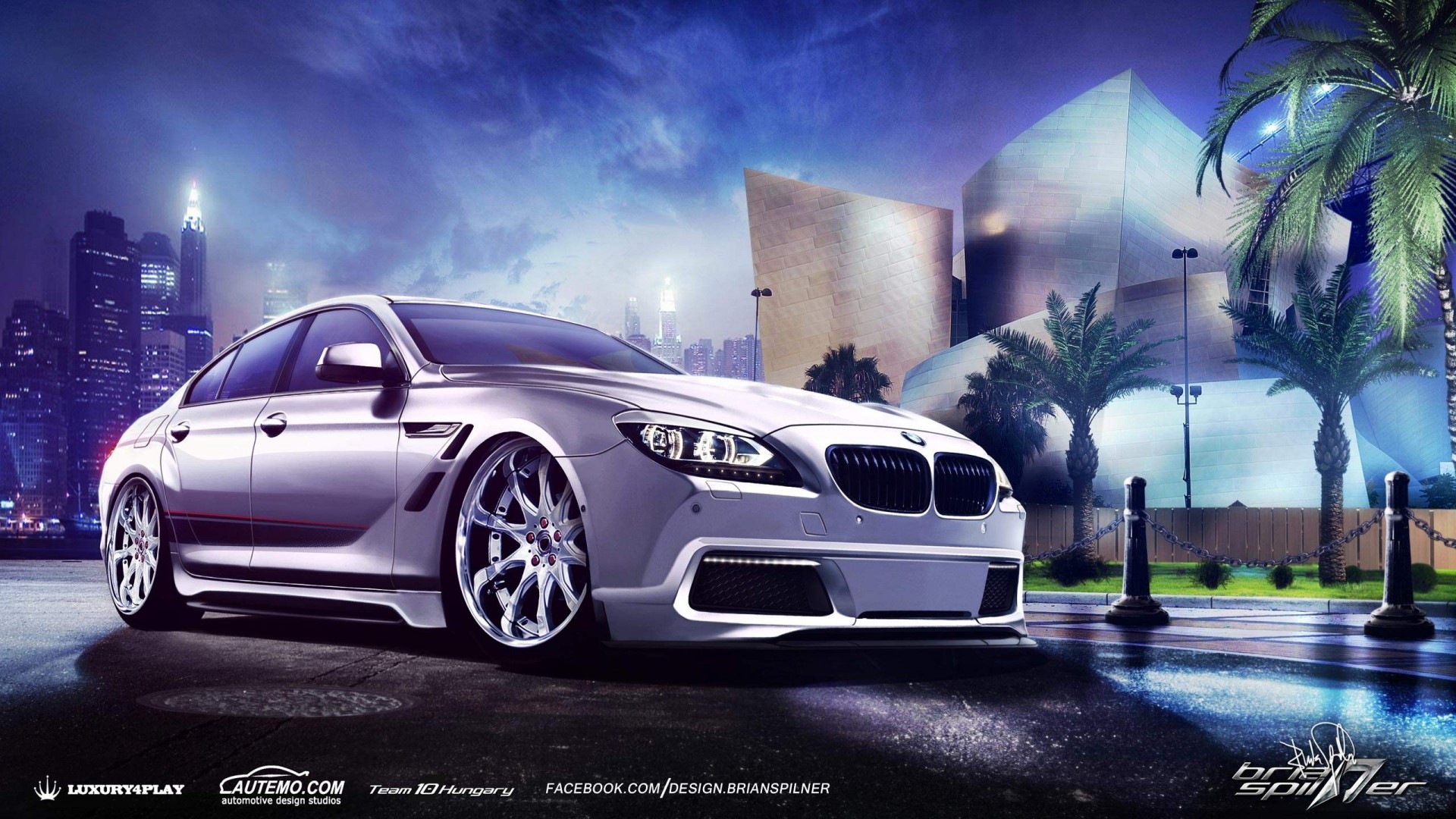 BMW M6 Gran Coupe by CAUTEMO.COM HD Wallpaper