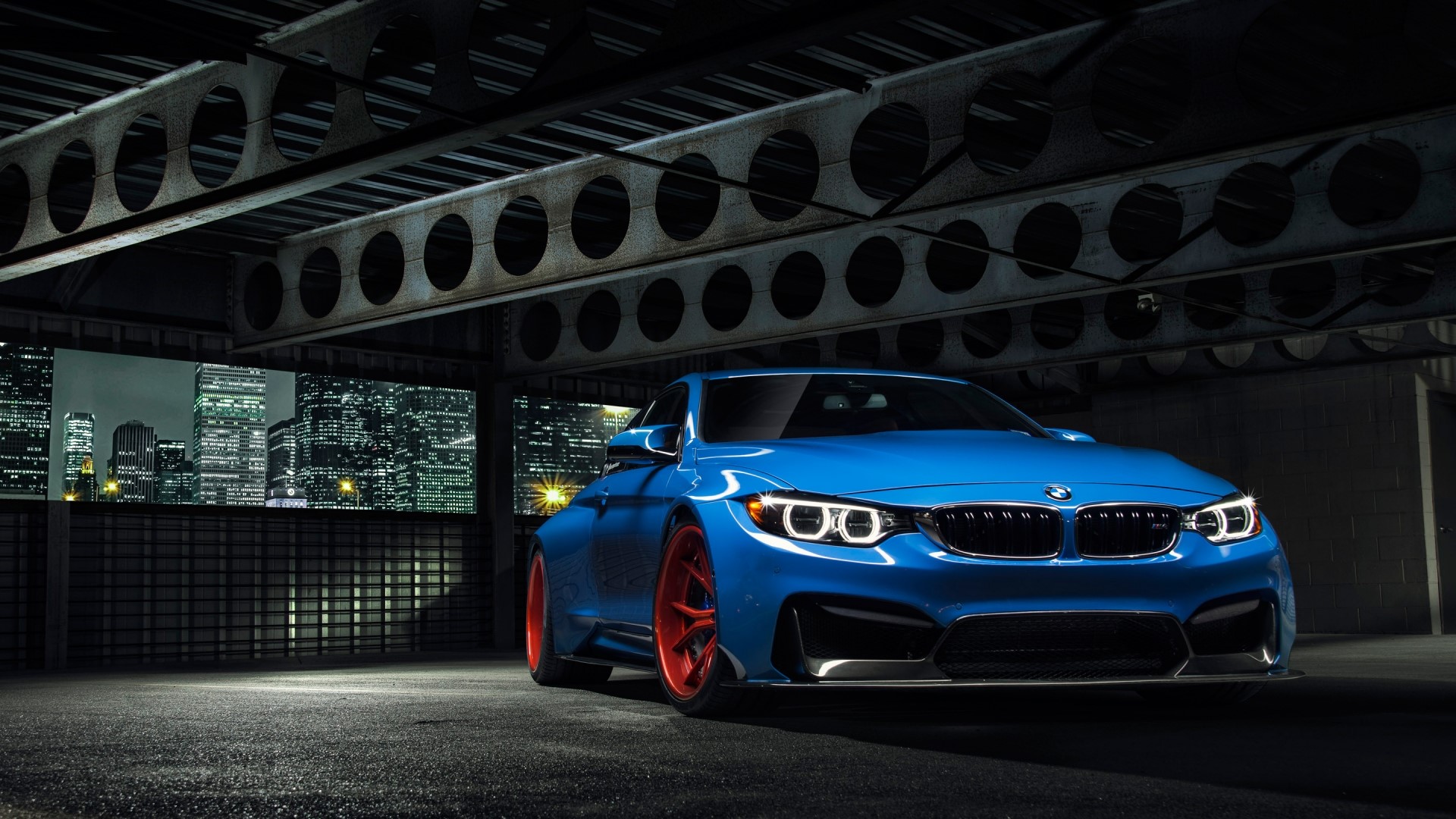 Blue BMW M4 GTRS4 Yas Marina Blue HD Wallpaper