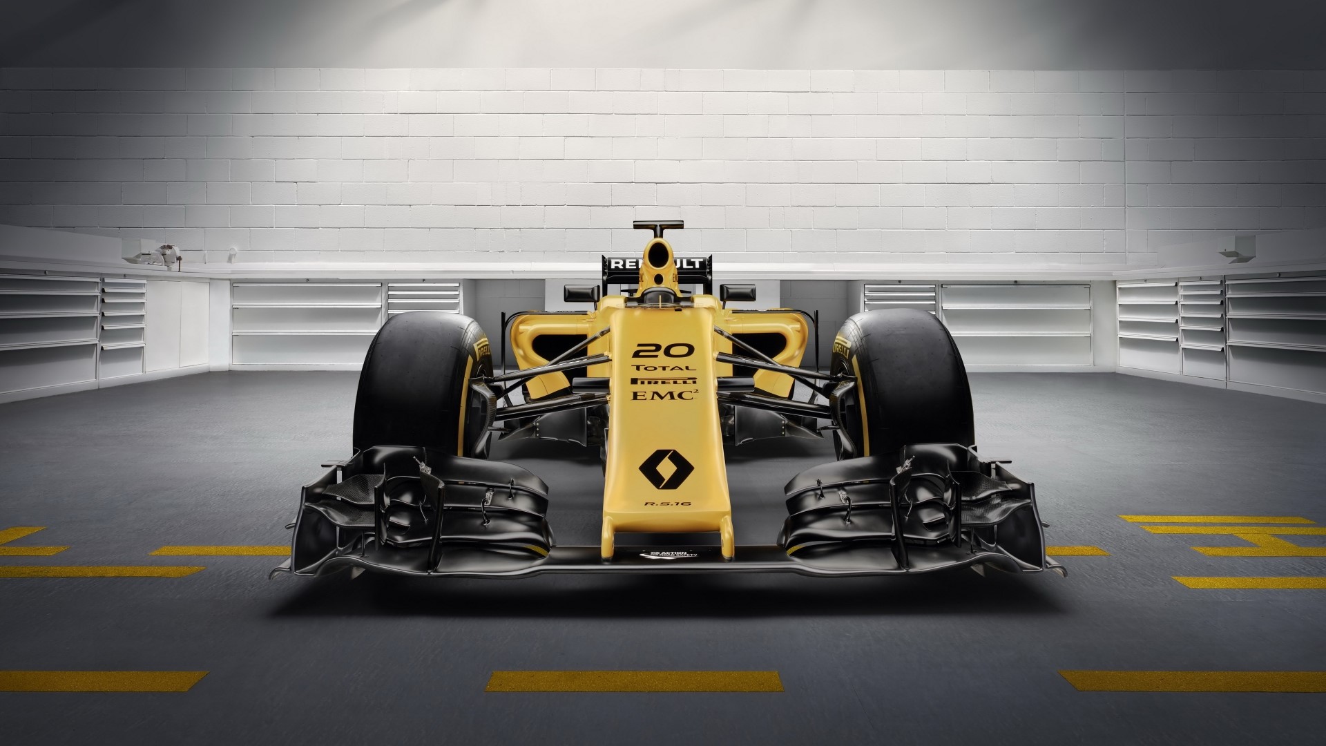 Renault RS16 Formula 1 car HD Wallpaper