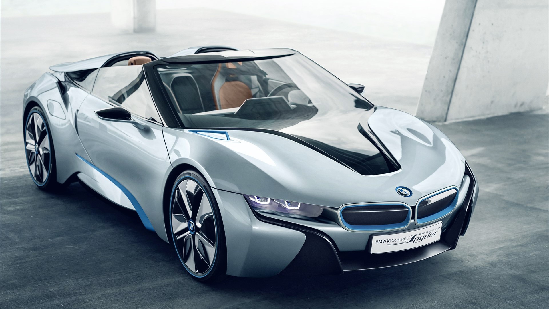 BMW i8 Spyder Concept Car HD Wallpaper