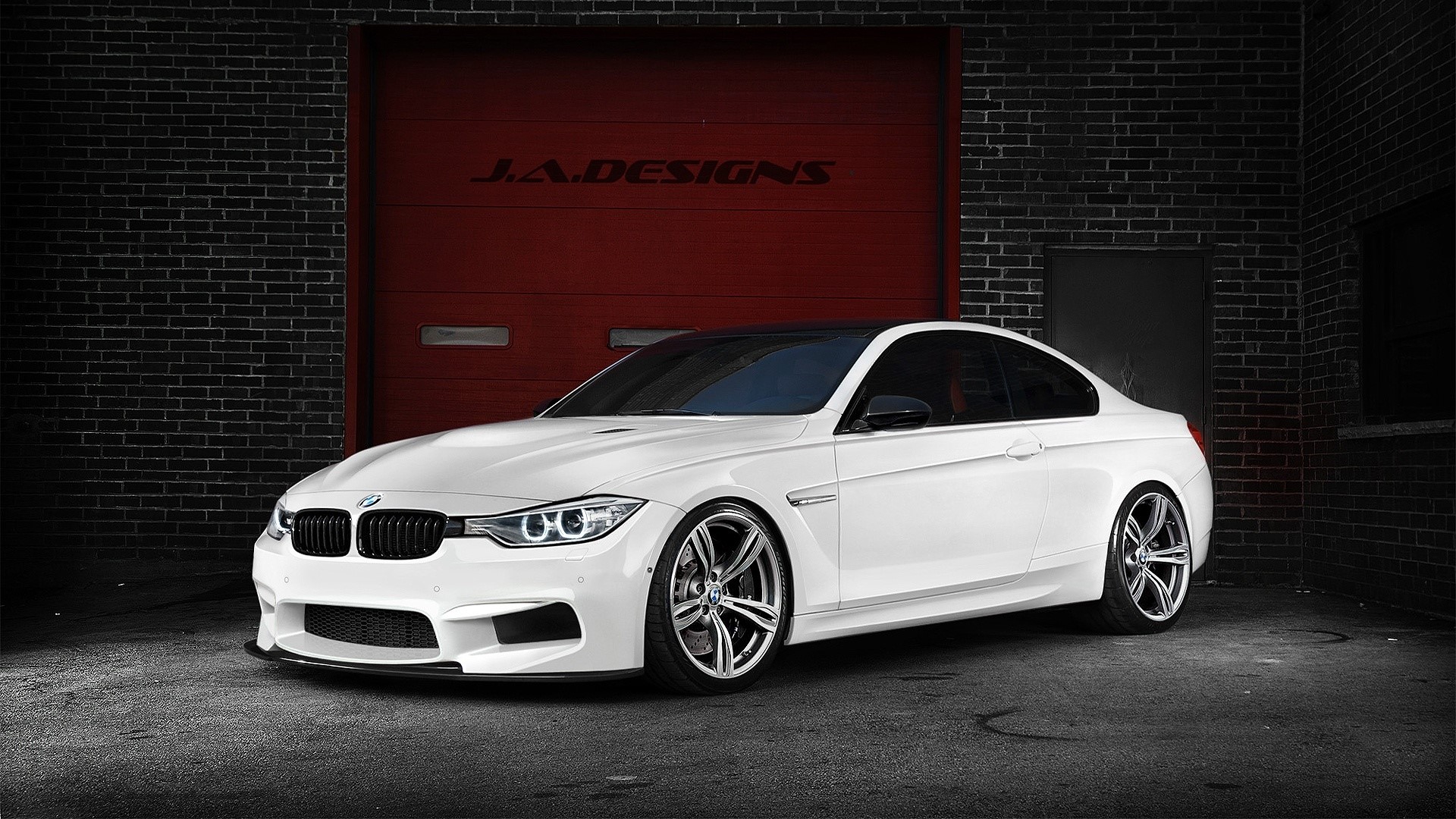 White BMW M4 Coupe HD Wallpaper