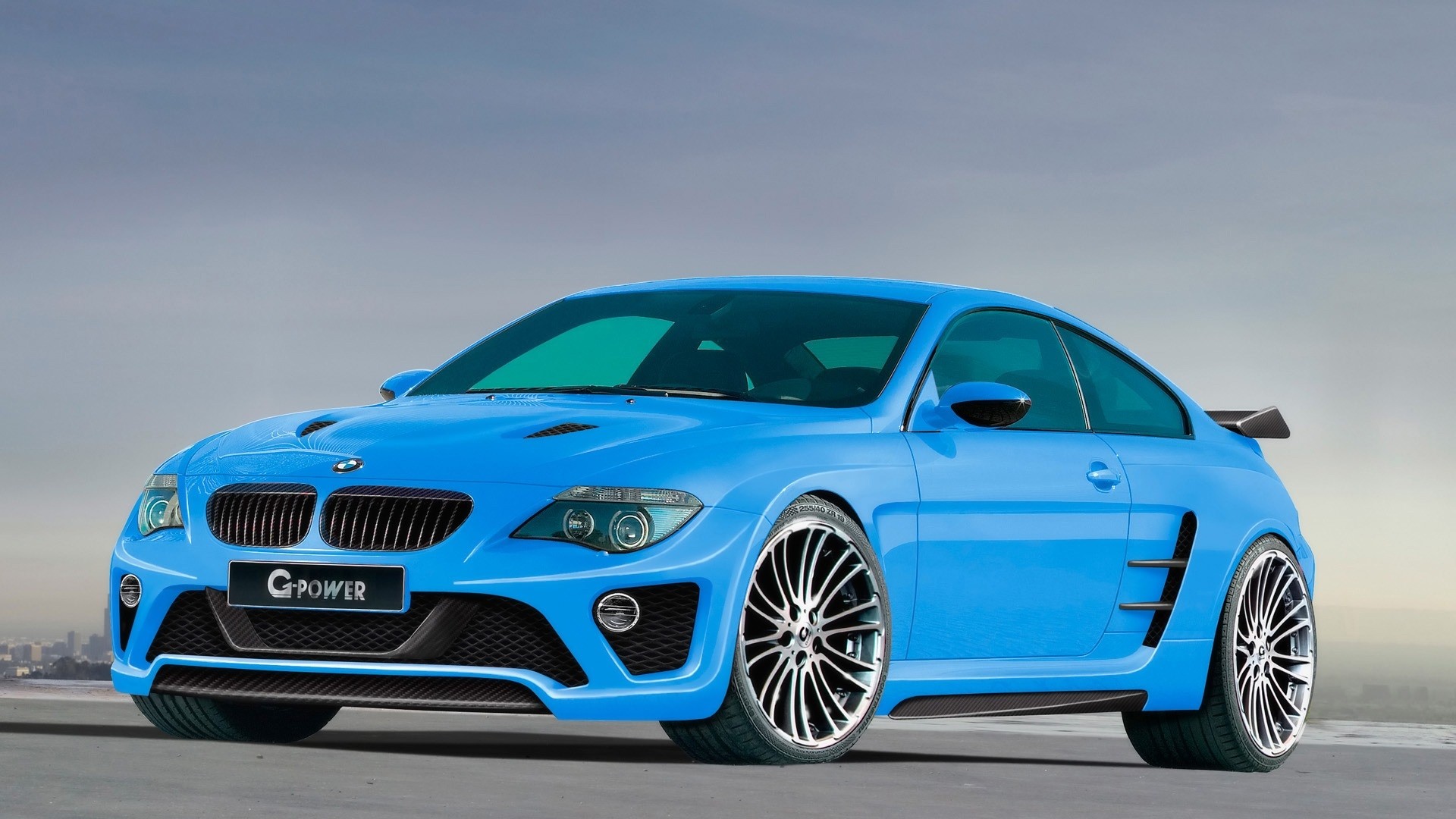 Blue G-Power BMW Coupe HD Wallpaper