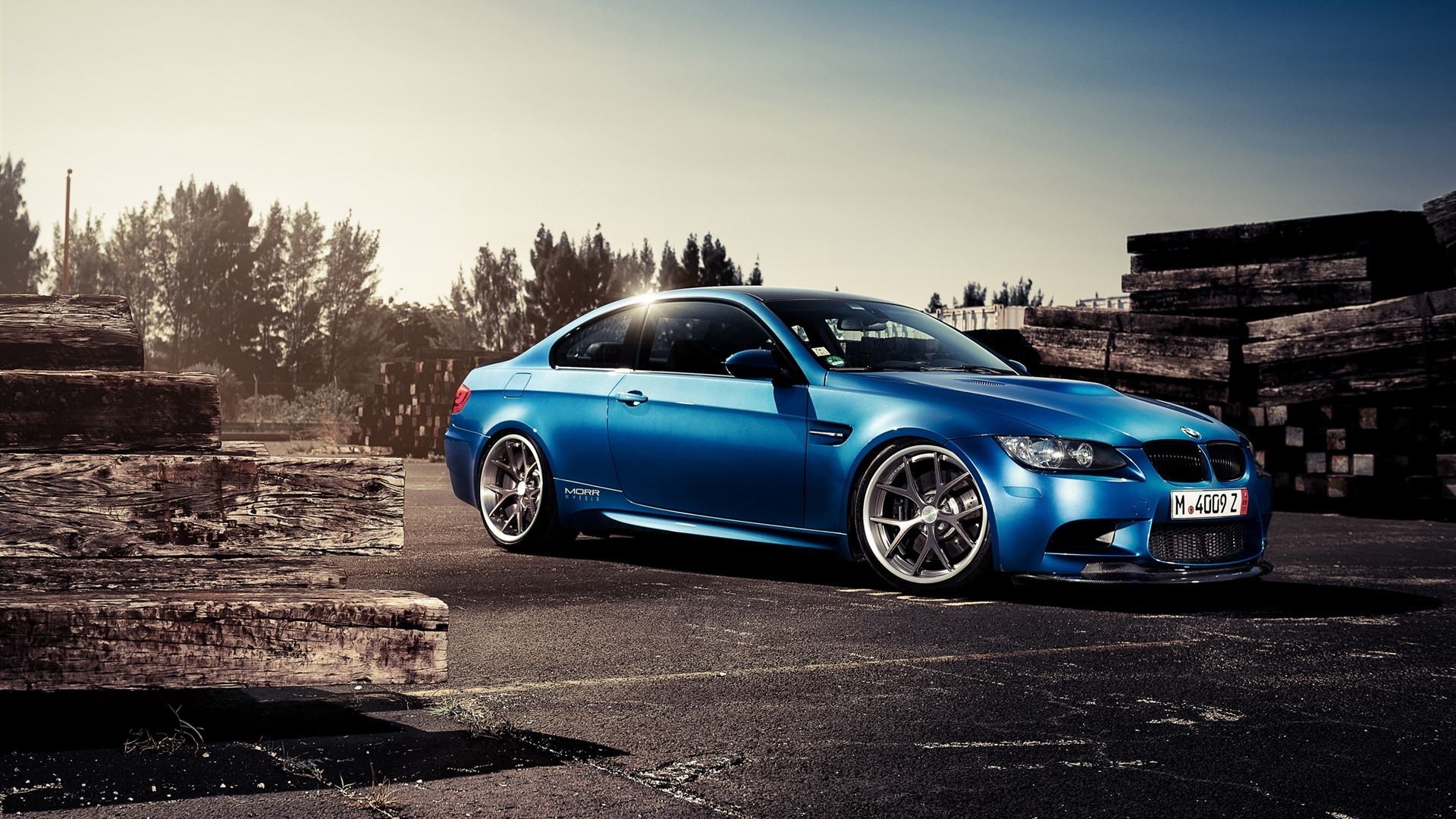 Blue BMW M3 Coupe HD Wallpaper