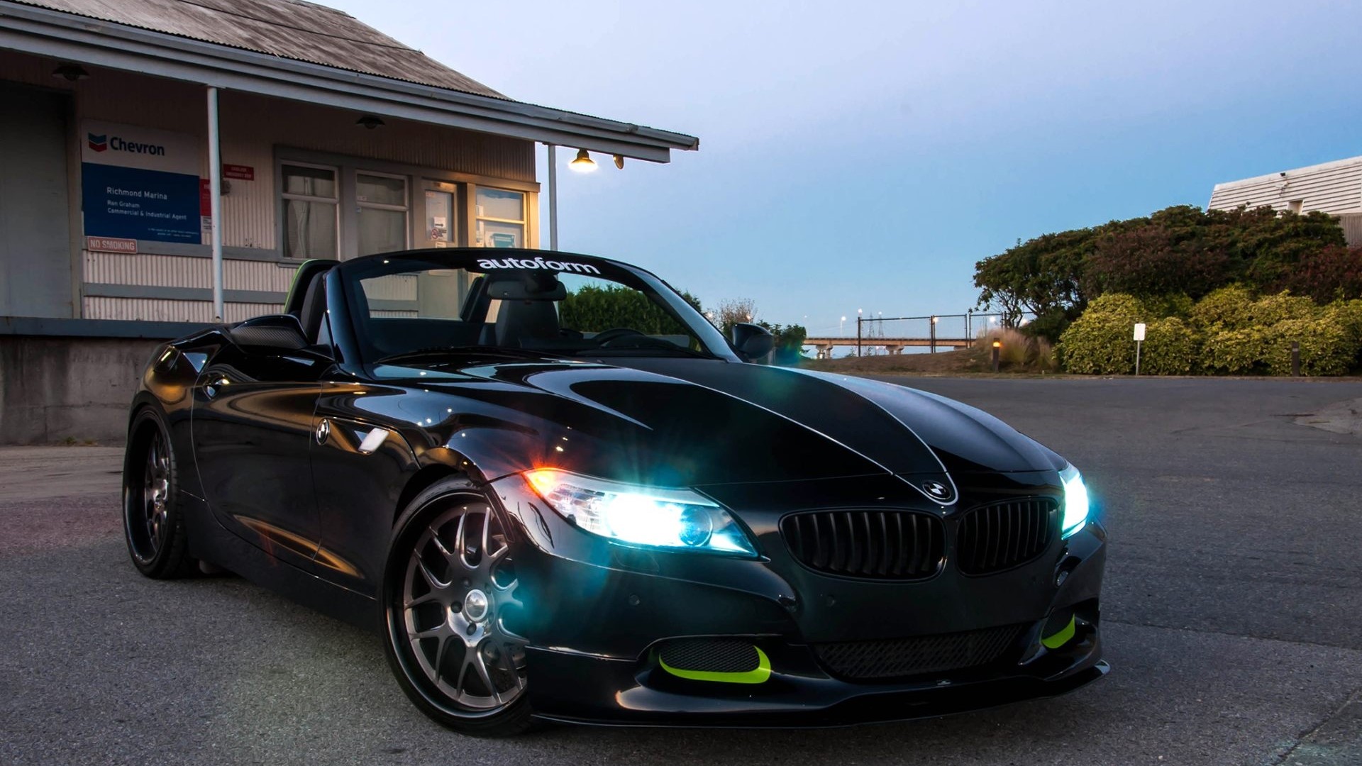 Black BMW Z4 Convertible by Autoform HD Wallpaper