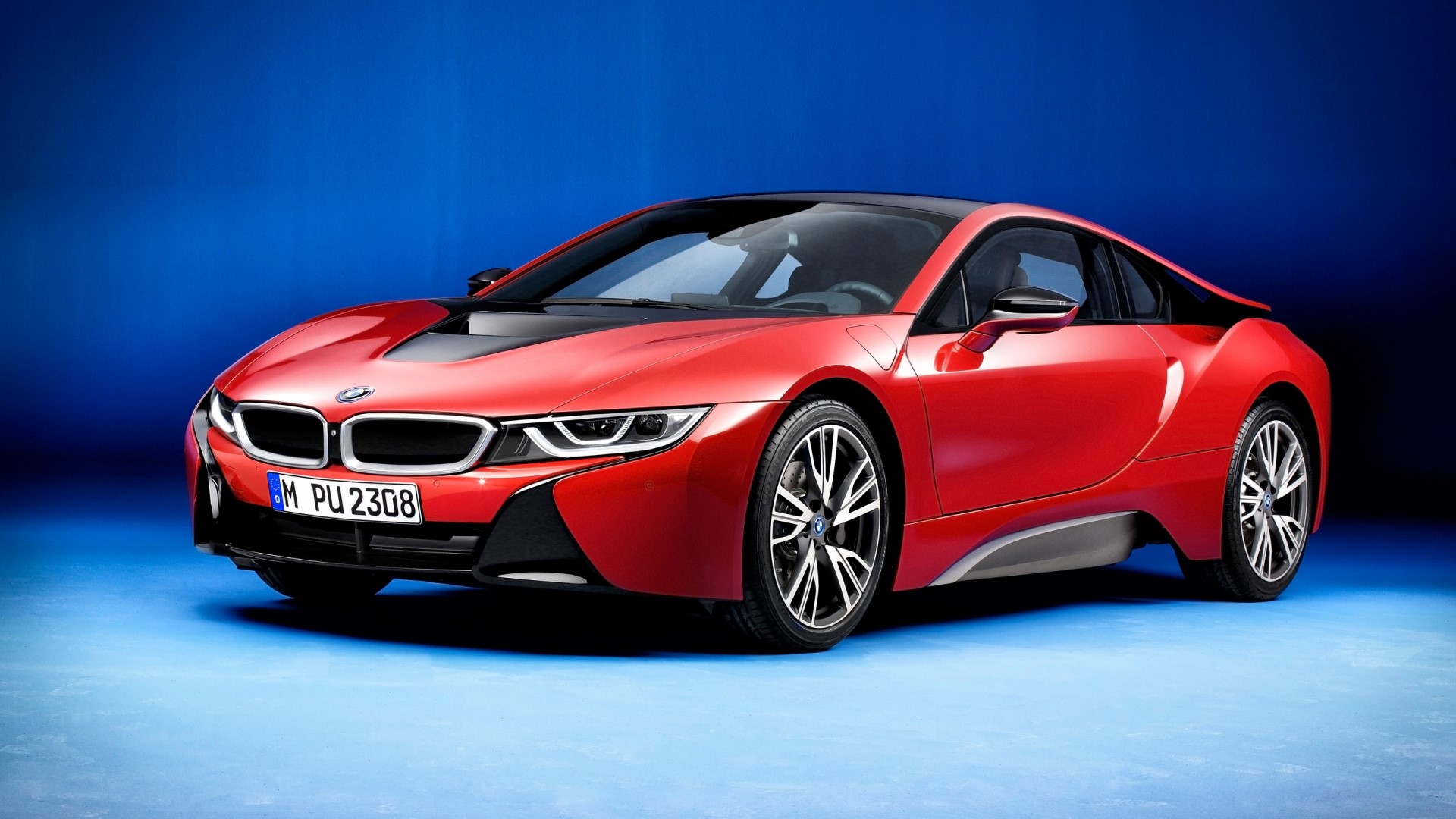 BMW i8 Protonic Red Edition 2016 HD Wallpaper