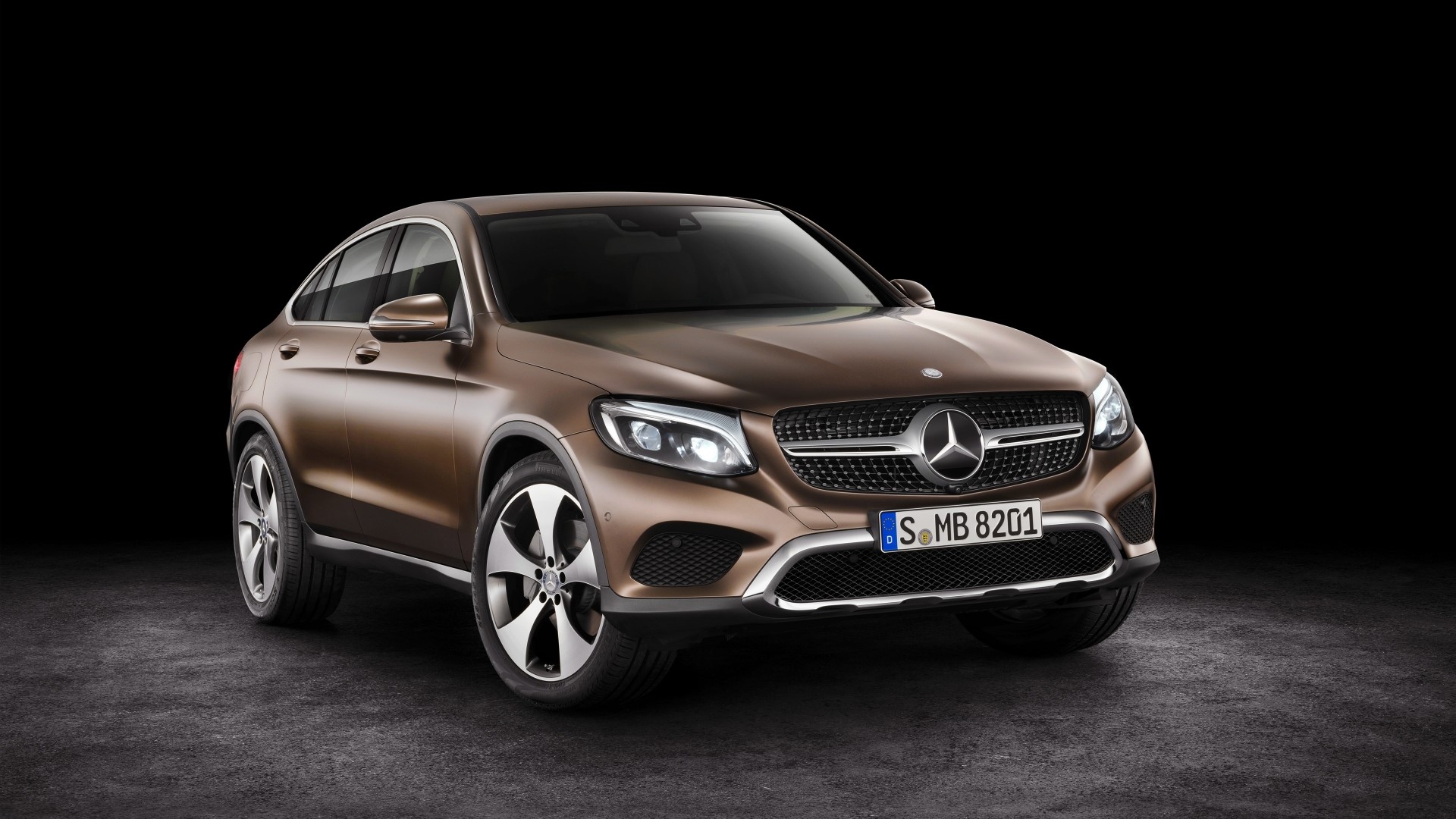 Mercedes-Benz GLC Coupe 2017 HD Wallpaper