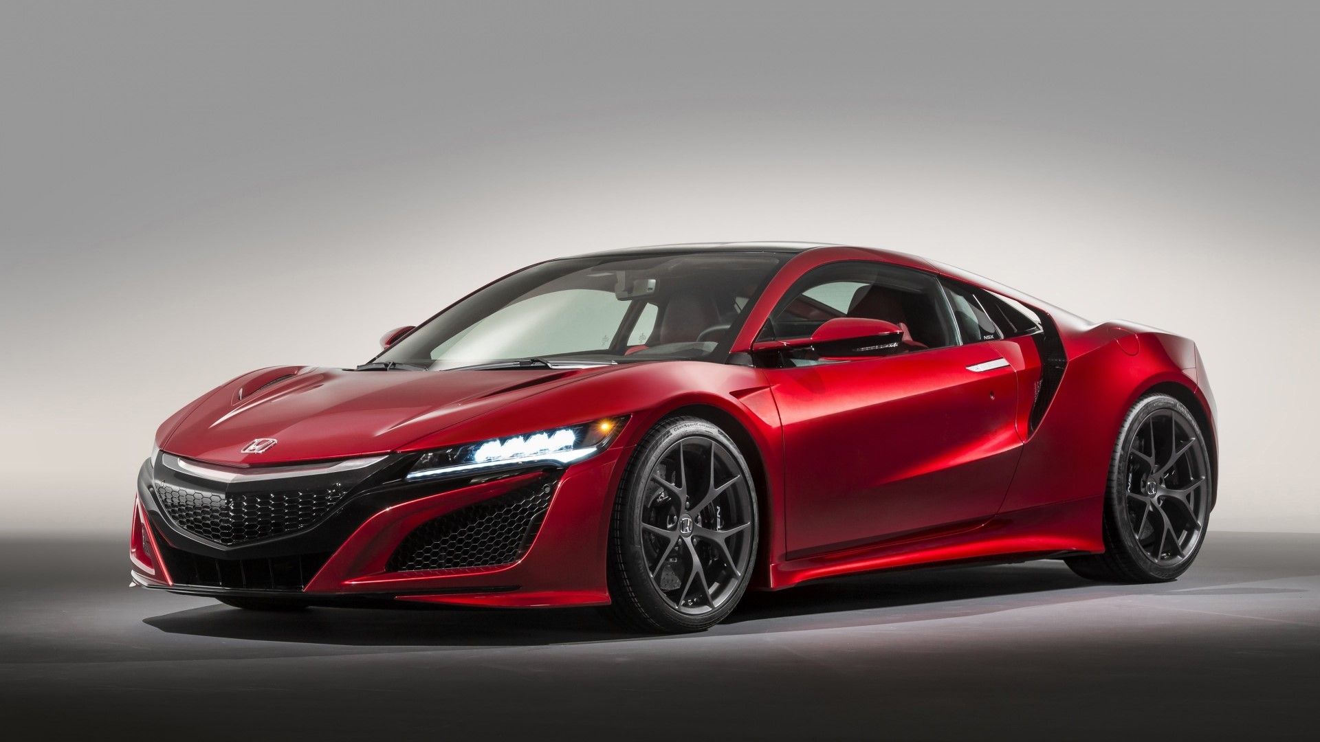 Red Honda NSX 2015 Sports Car HD Wallpaper
