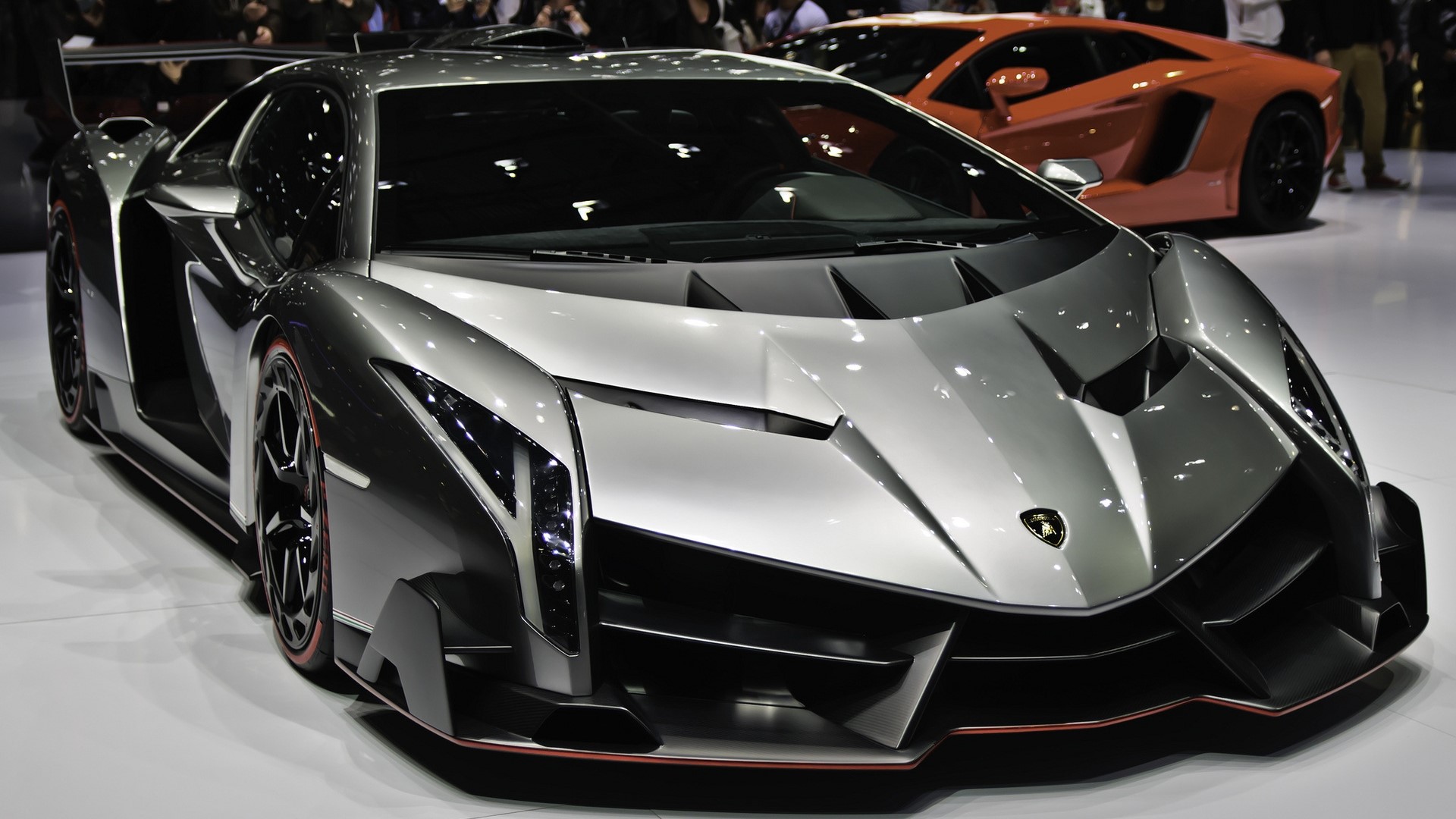 Lamborghini Veneno Super Sport Car HD Wallpaper