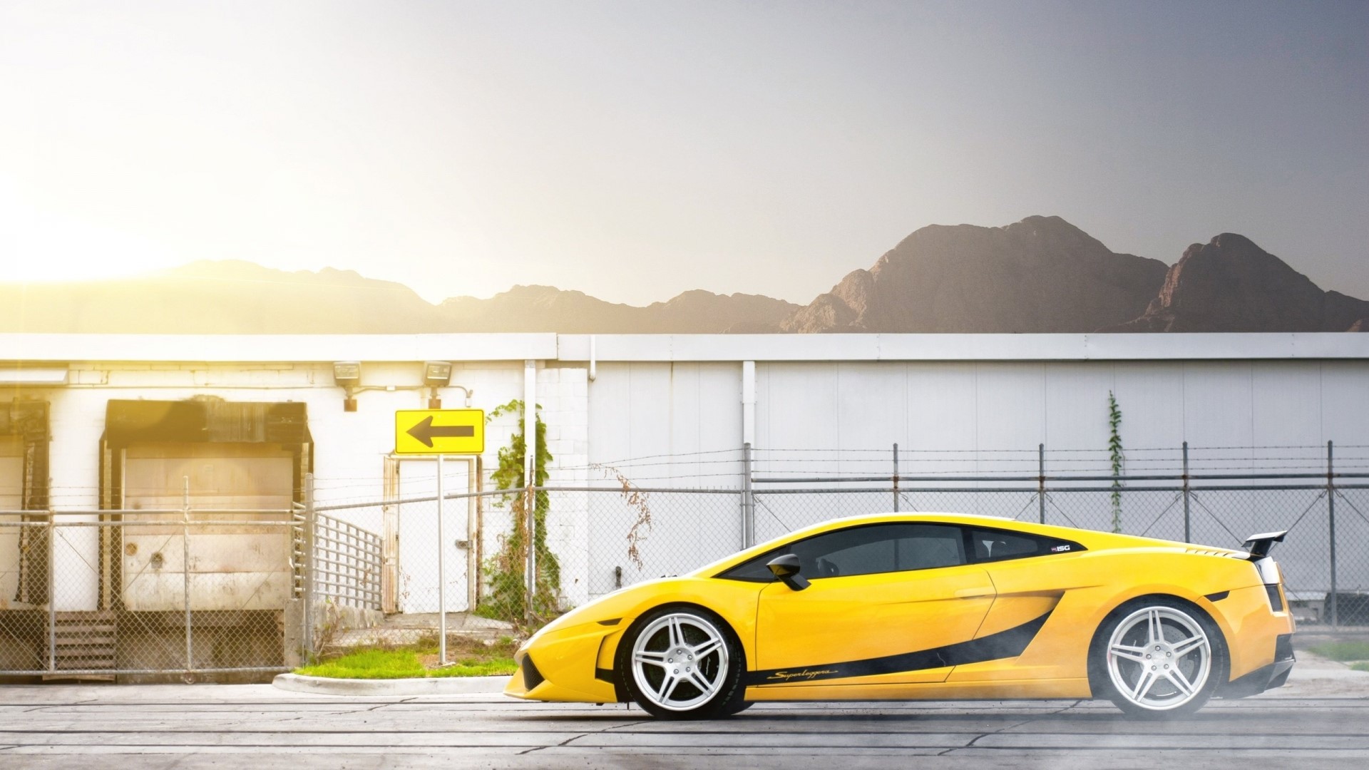 Yellow Lamborghini Gallardo LP570-4 Superleggera HD Wallpaper