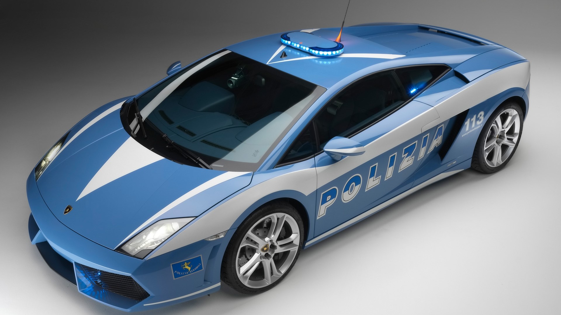 Lamborghini Gallardo Polizia police car HD Wallpaper